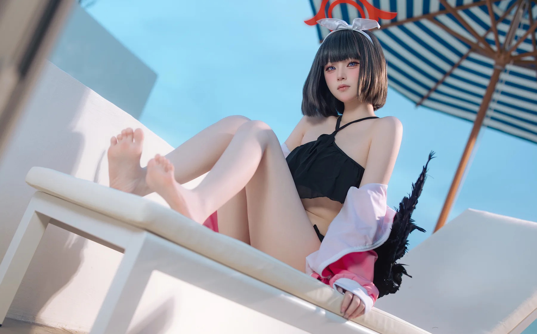 动漫博主_屿鱼Yukako_No.081 &ndash; 蔚蓝档案 静山真白泳装 [30P]-看套图