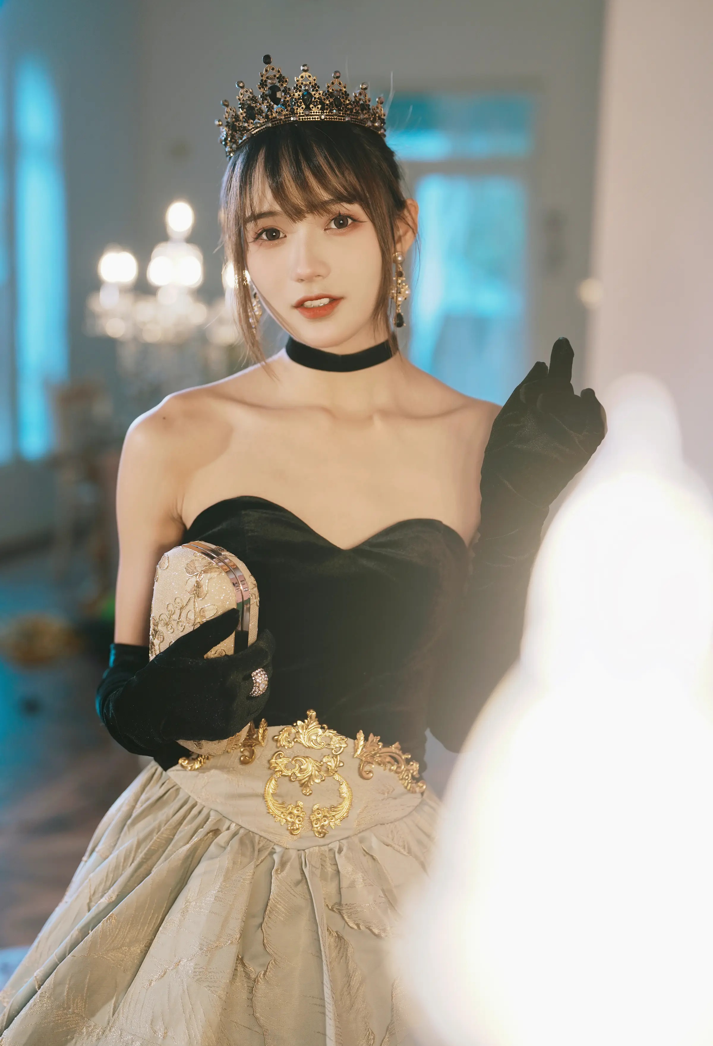 颜值博主_兔子Zzz不吃胡萝卜_No.128 &ndash; 黑天鹅之吻 主题写真 [33P]-看套图