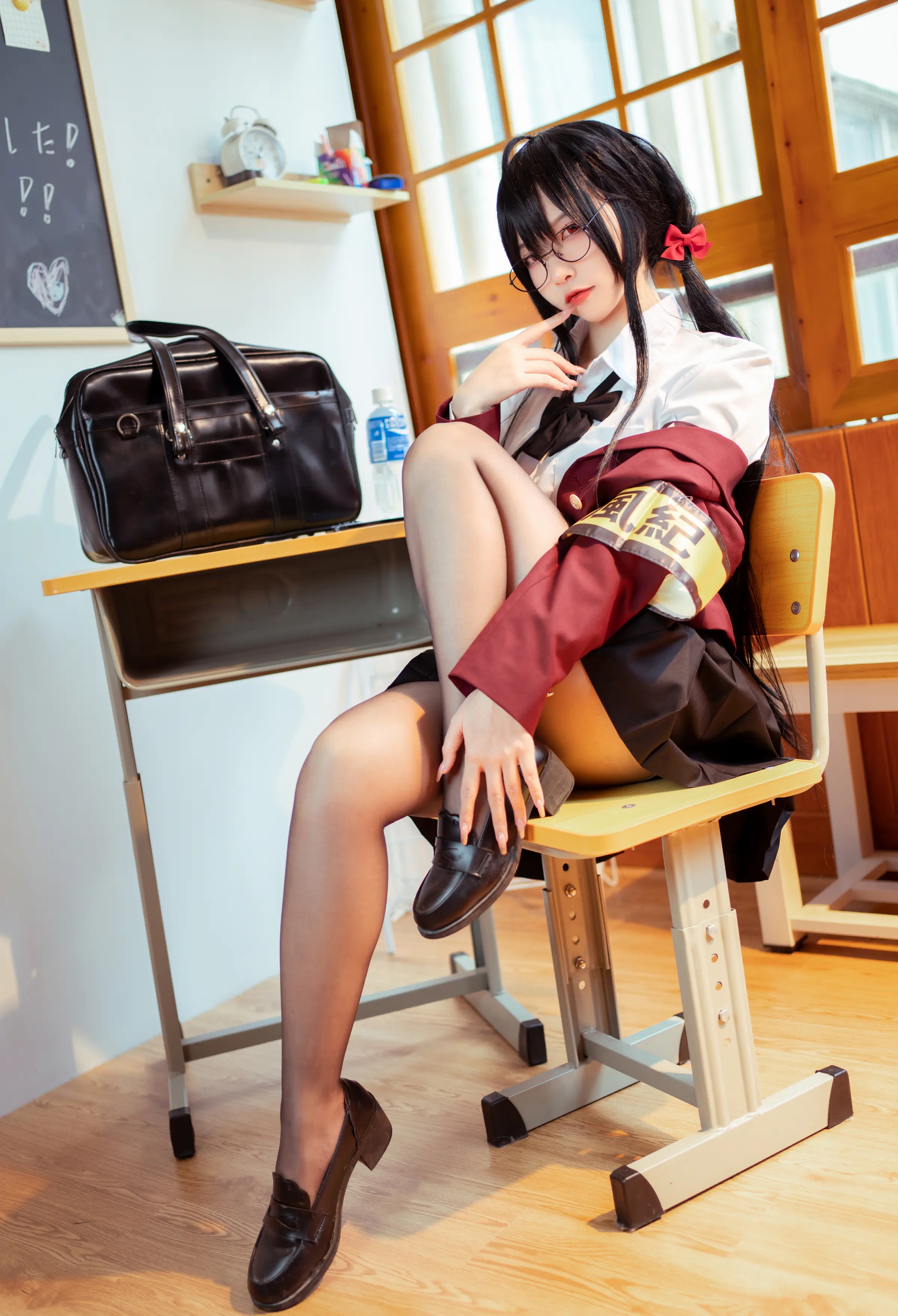 Coser美女_二佐nisa_No.131 &ndash; 碧蓝大凤jk 主题写真 [21P]Xiuren秀人写真高清美女套图写真下载-看套图看套图