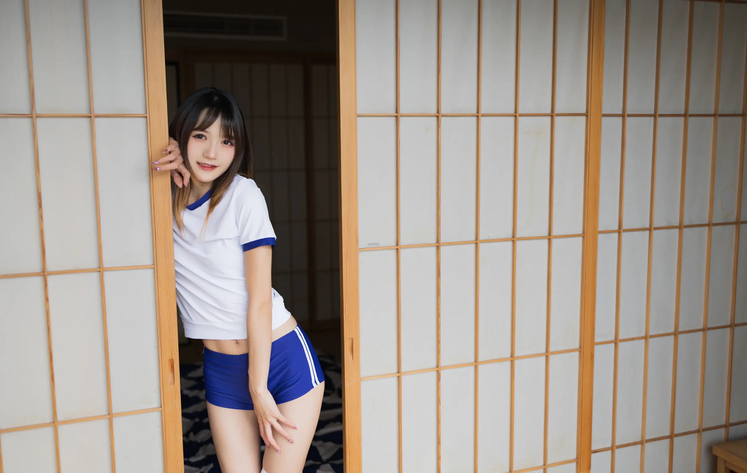 颜值博主_兔子Zzz不吃胡萝卜_No.052 &ndash; 体操服少女 主题写真 [36P]Xiuren秀人写真高清美女套图写真下载-看套图看套图