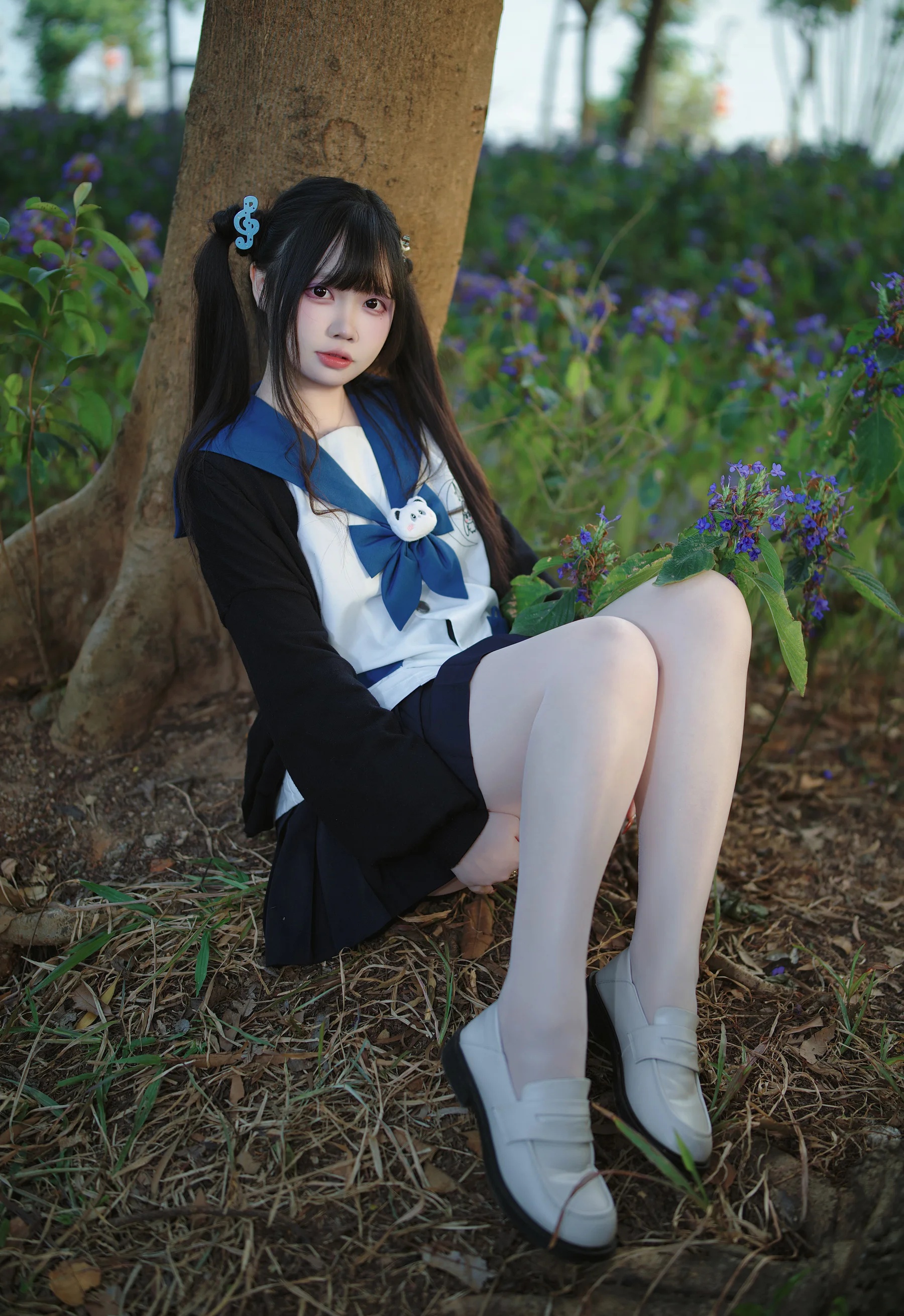Coser美女_洛桑w伊梓_No.022 &ndash; 双马尾JK 主题写真 [38P]-看套图