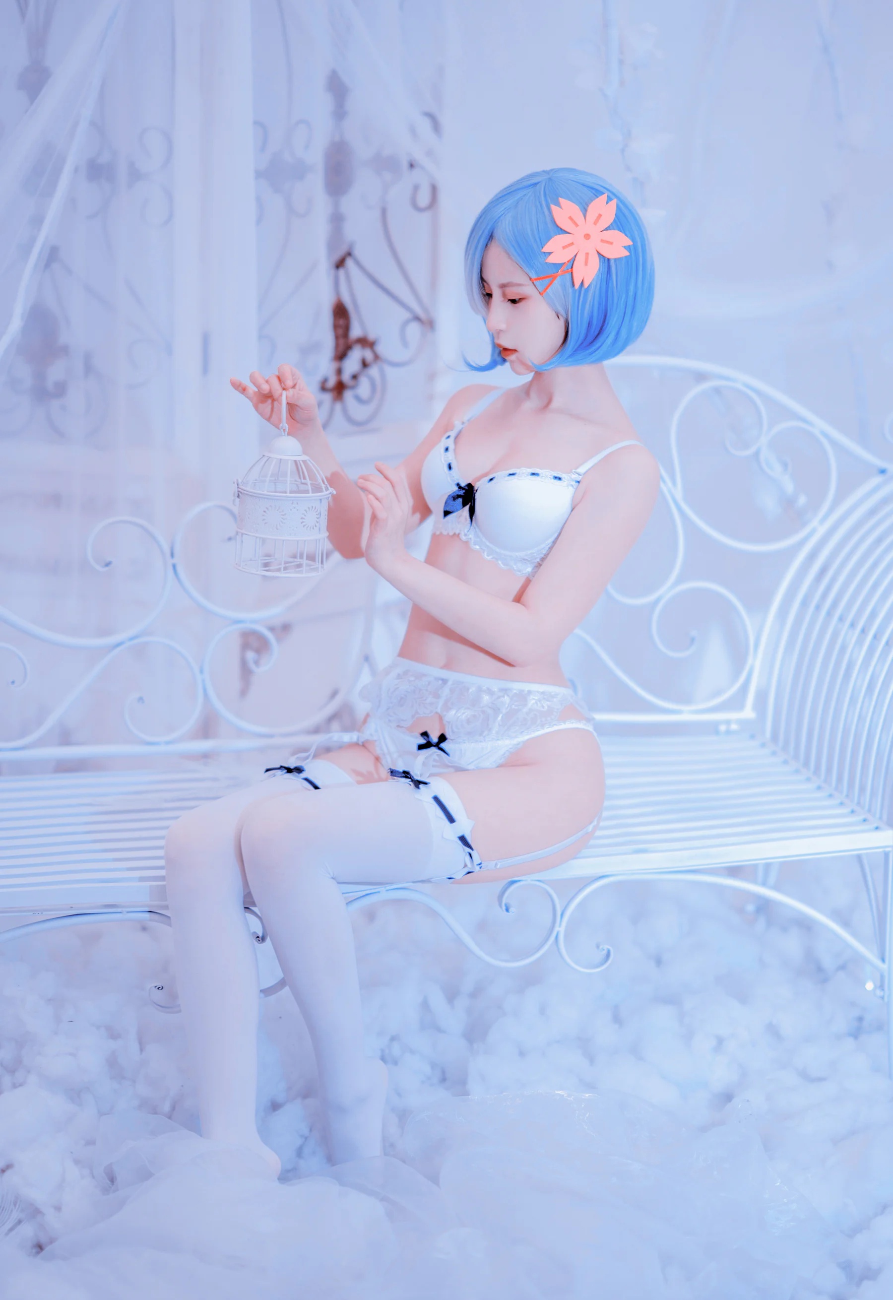 Coser美女_晕崽Zz_No.001 &ndash; 蕾姆 主题写真 [30P]-看套图