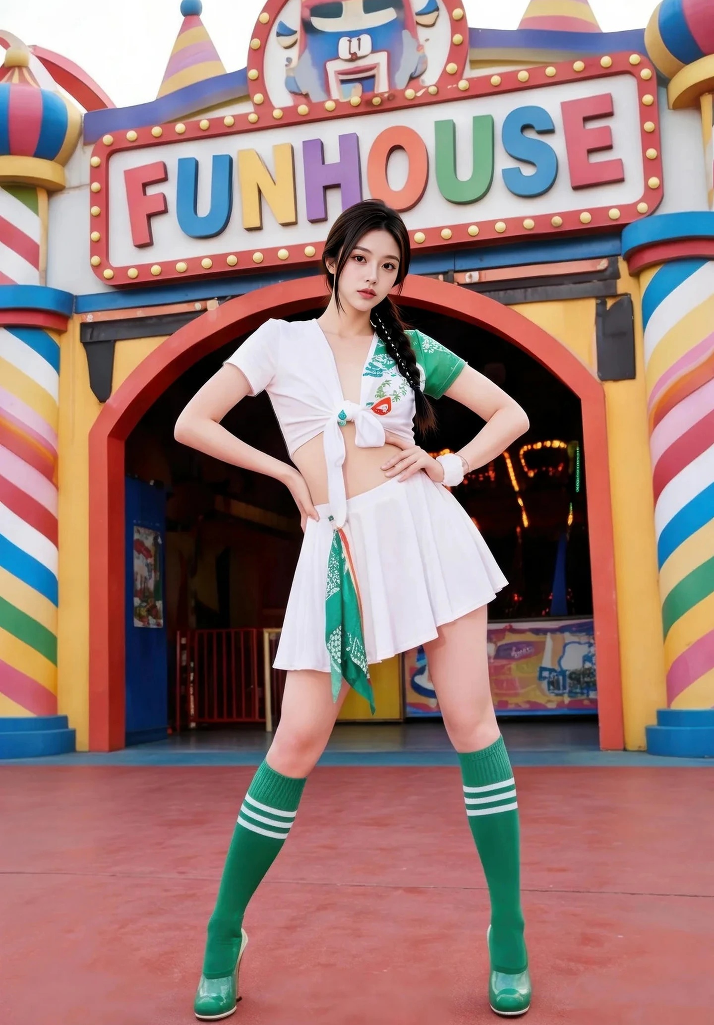 AIG美女_No.607_熙蕾学姐_性感白色短裙 主题写真 [66+1P]Xiuren秀人写真高清美女套图写真下载-看套图看套图