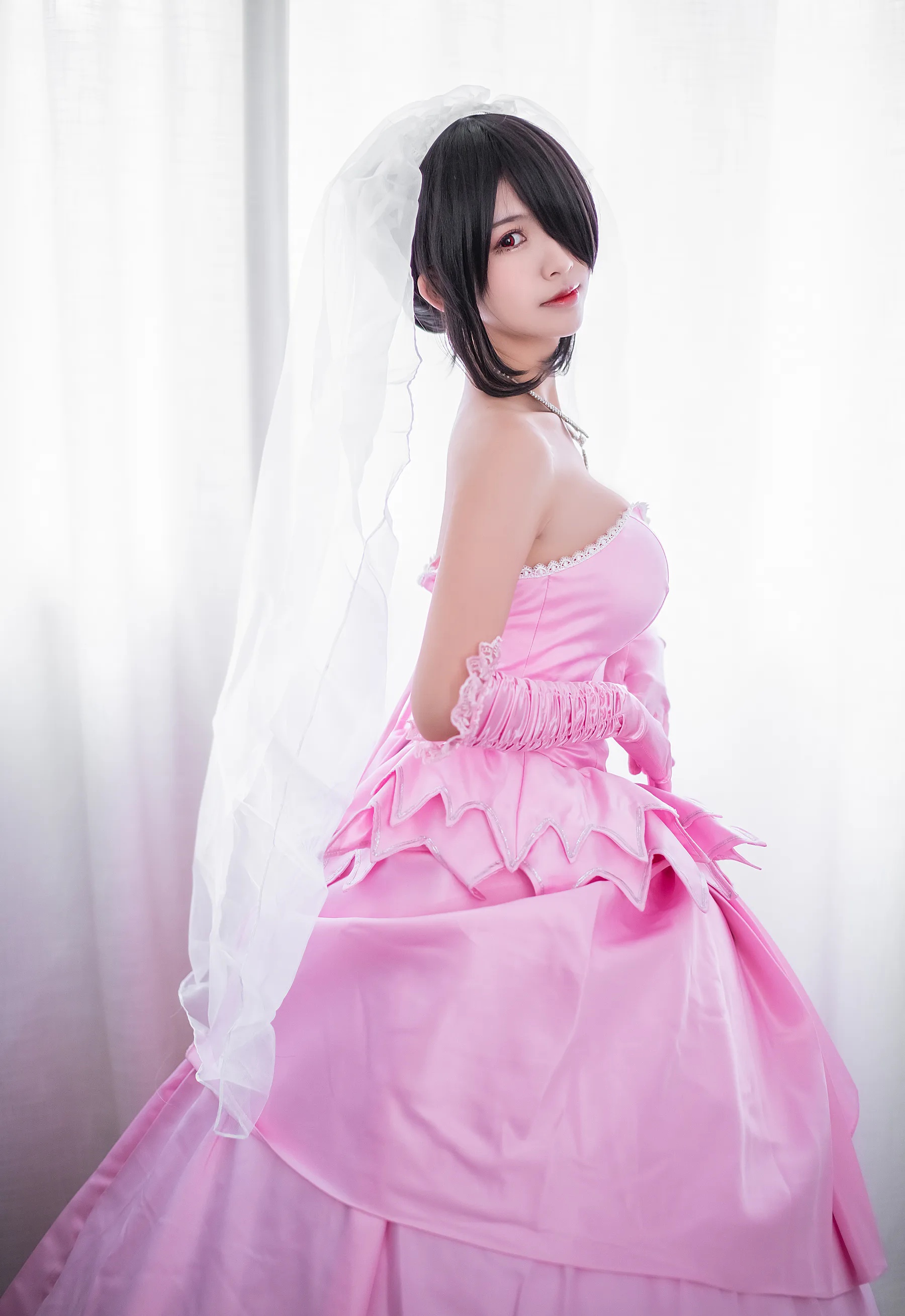 动漫博主_鳗鱼霏儿_No.050 狂三 婚纱 主题写真 [14P]Xiuren秀人写真高清美女套图写真下载-看套图看套图