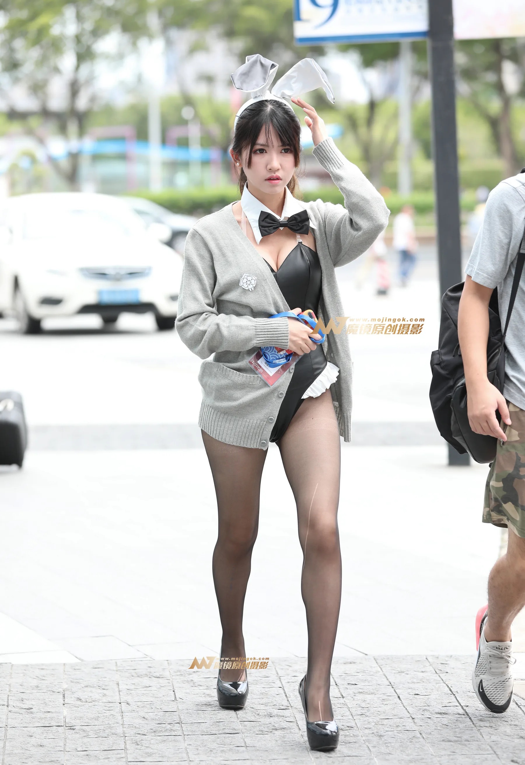 动漫博主_鳗鱼霏儿_No.010 极品黑色兔女郎 主题写真 [11P]Xiuren秀人写真高清美女套图写真下载-看套图看套图