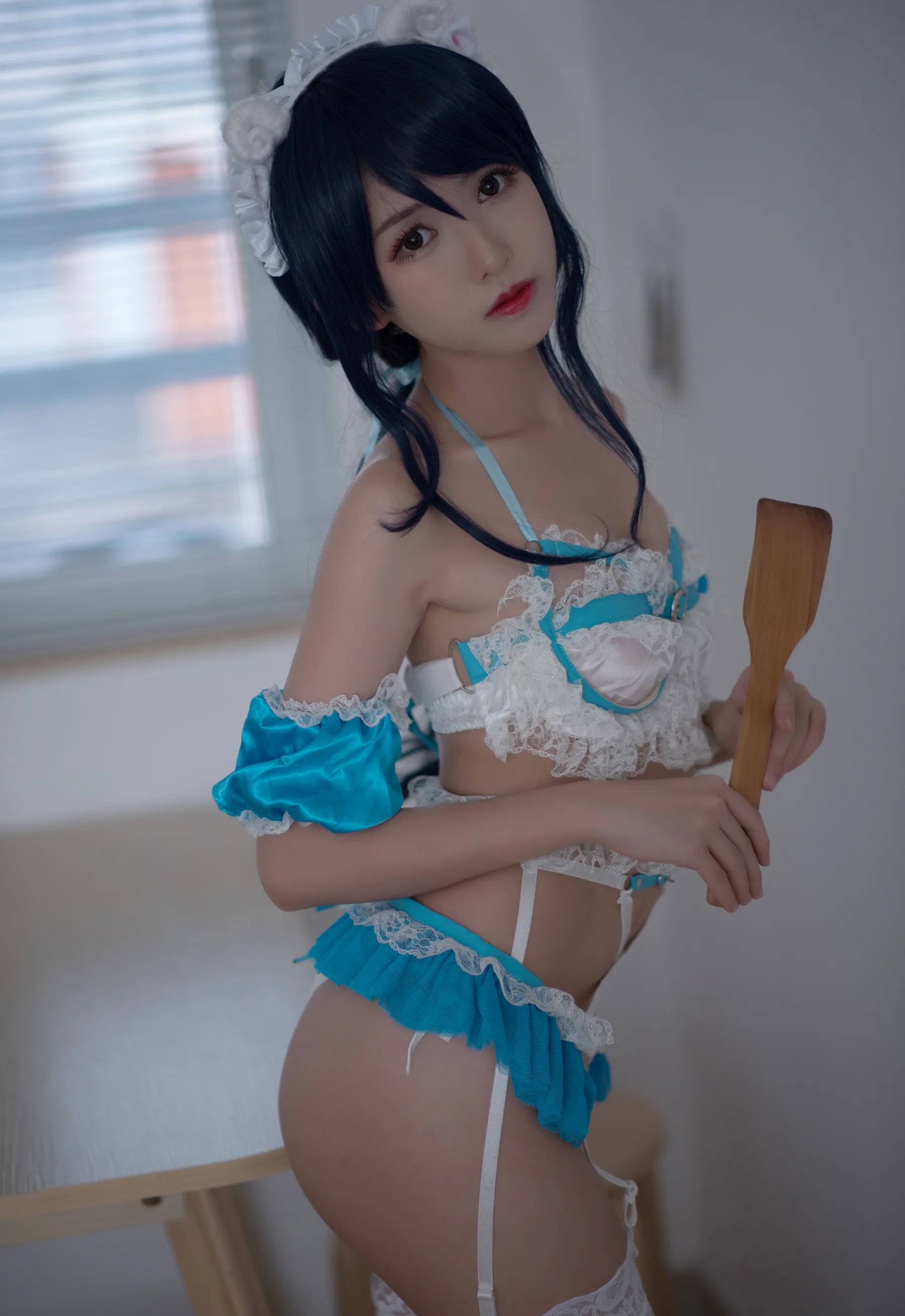 动漫博主_鳗鱼霏儿_No.026 兽耳 蕾丝女仆 主题写真 [11P]-看套图