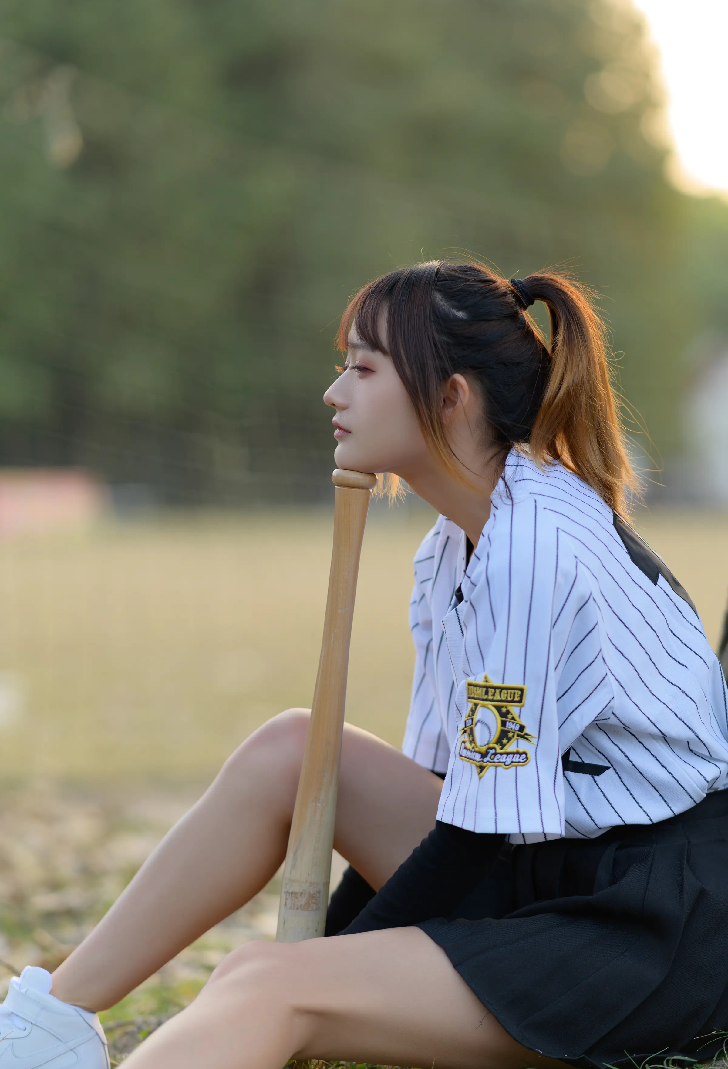 颜值博主_兔子Zzz不吃胡萝卜_No.072 &ndash; 棒球少女 主题写真 [36P]Xiuren秀人写真高清美女套图写真下载-看套图看套图
