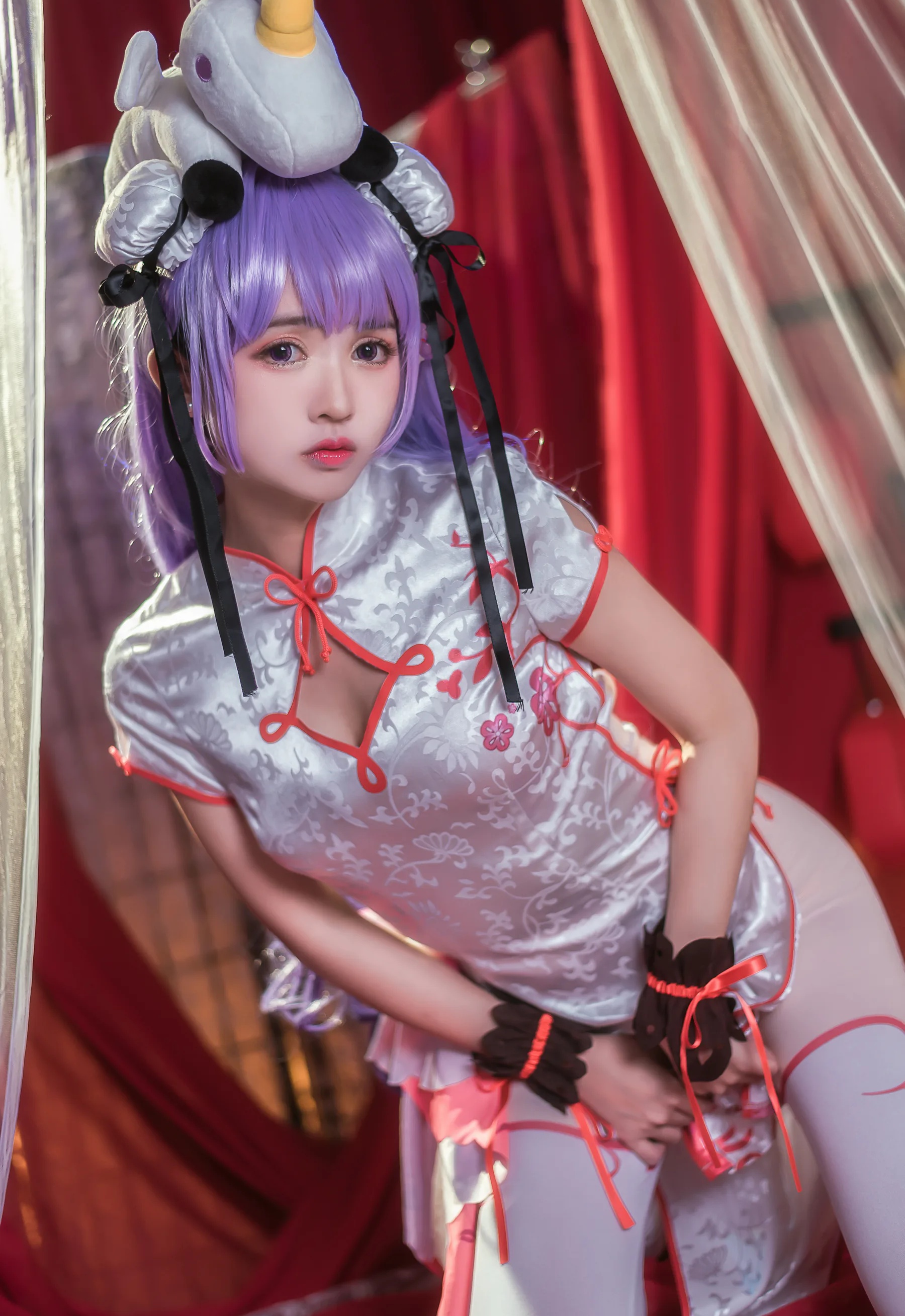 动漫博主_鳗鱼霏儿_No.043 碧蓝华裳 独角兽 主题写真 [10P]Xiuren秀人写真高清美女套图写真下载-看套图看套图