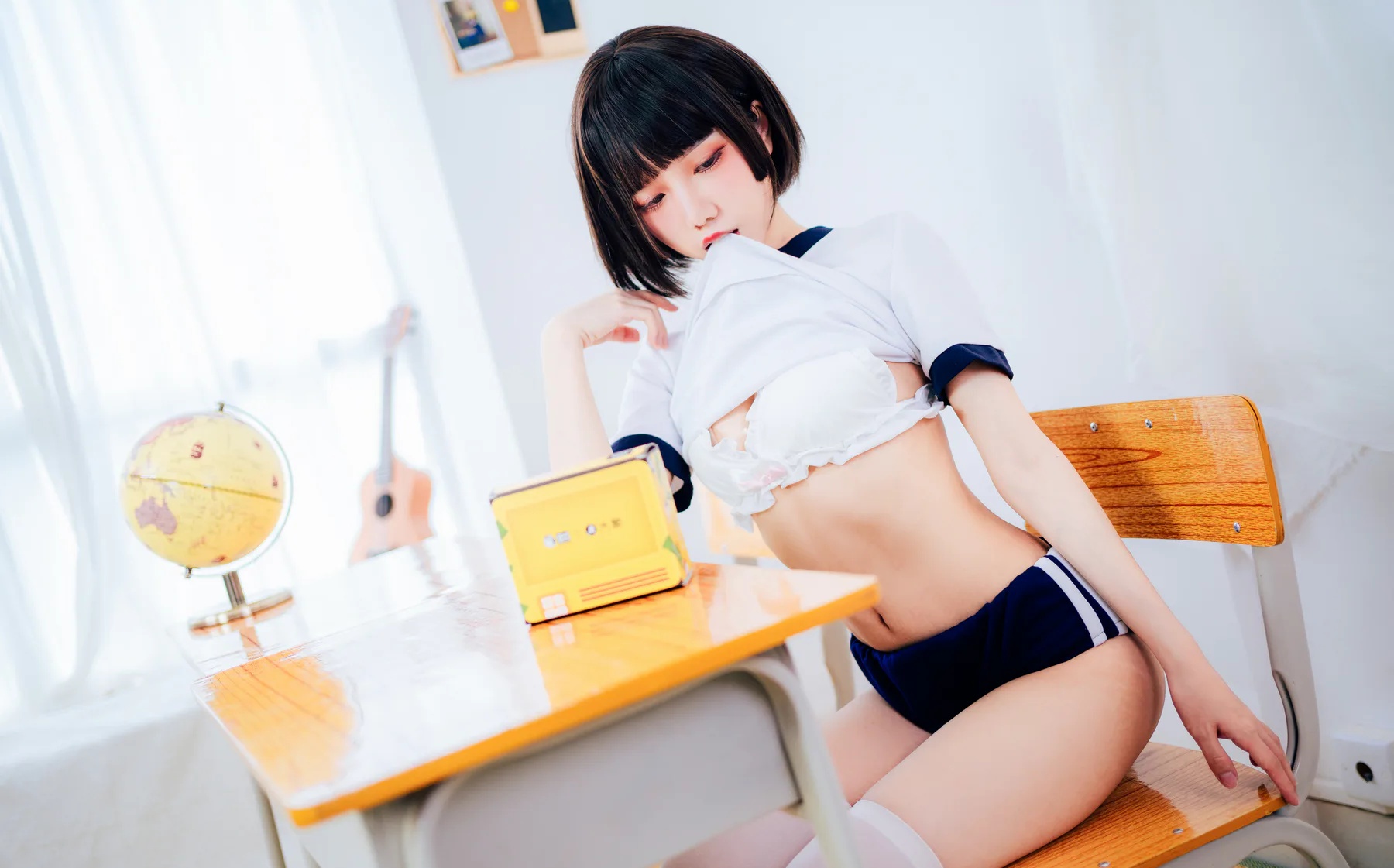 Coser美女_果咩酱w_No.008 &ndash; 体操服 主题写真 [19P]Xiuren秀人写真高清美女套图写真下载-看套图看套图
