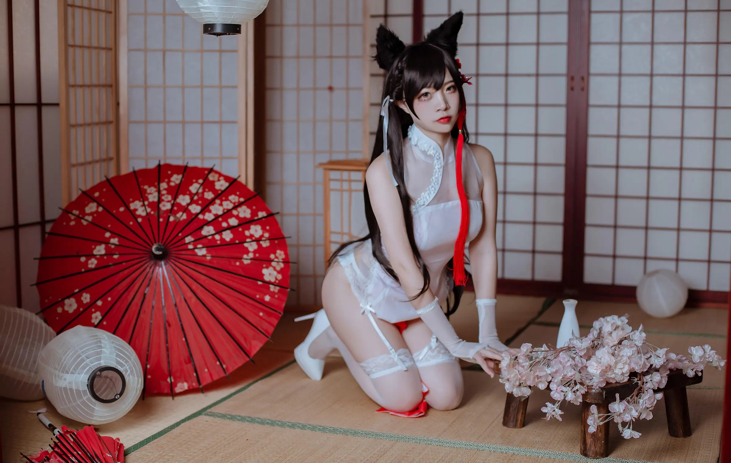 Coser美女_二佐nisa_No.183 &ndash; 犬之眷 碧蓝航线 爱宕 旗袍 [18P]-看套图
