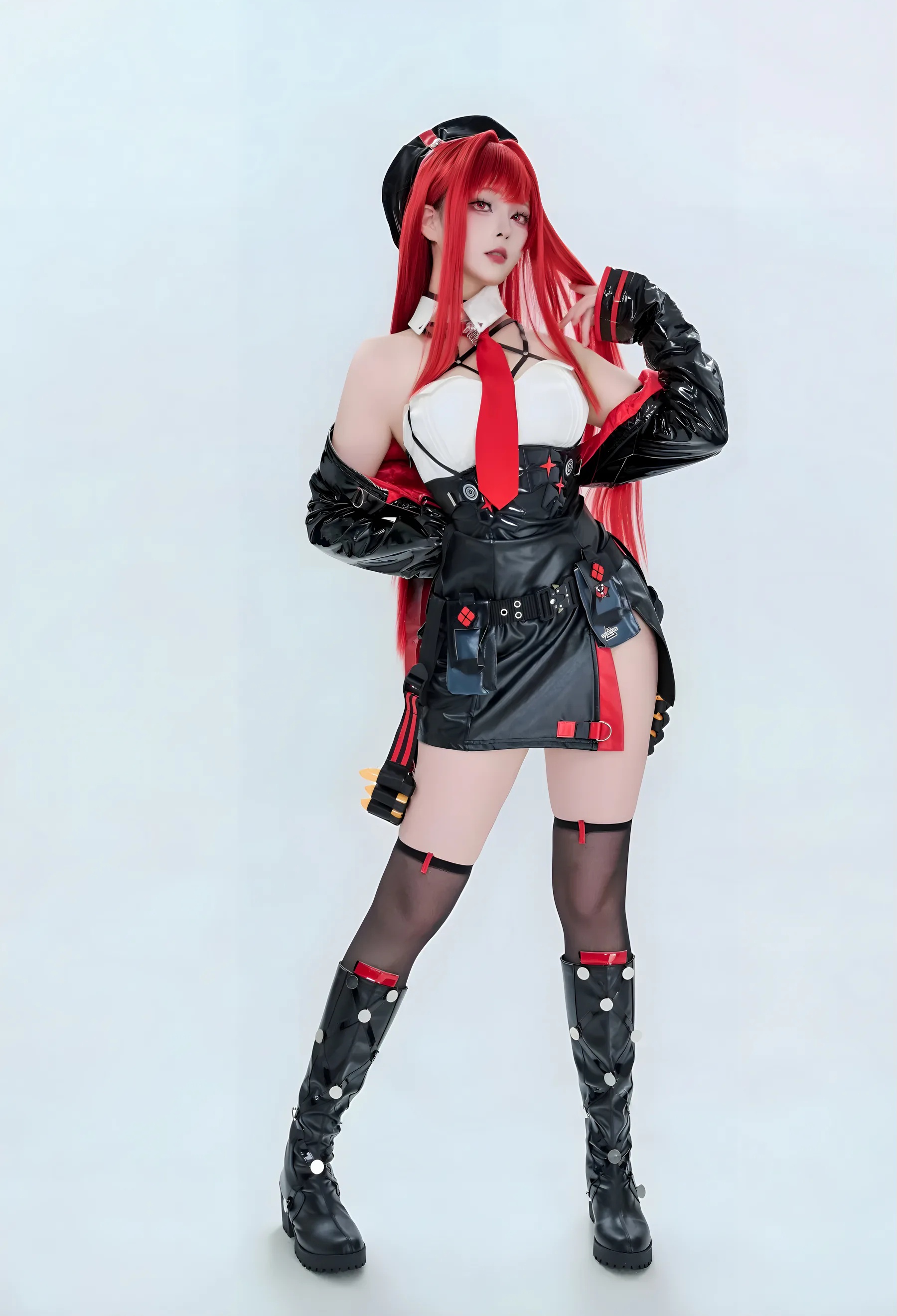网络美女_Natsuko夏夏子_No.100 Nikke 拉毗 小红帽 [77P]Xiuren秀人写真高清美女套图写真下载-看套图看套图