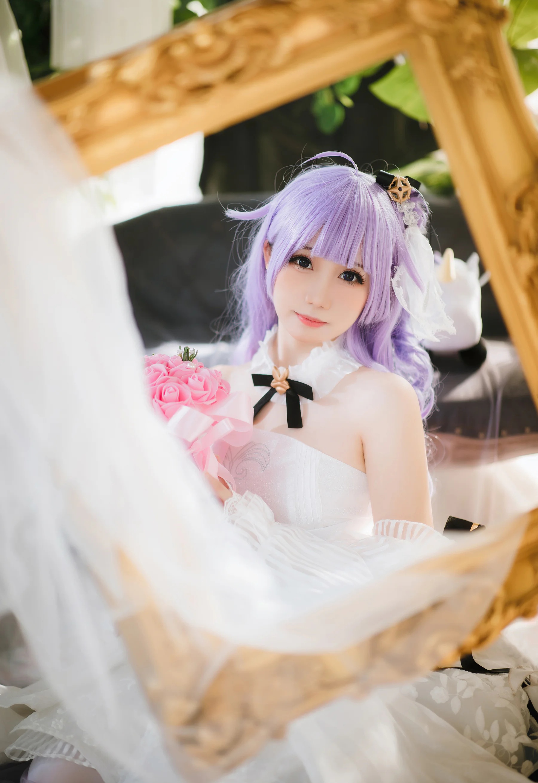 Coser美女_焖焖碳_No.038 &ndash; 独角兽婚纱 主题写真 [25P]-看套图