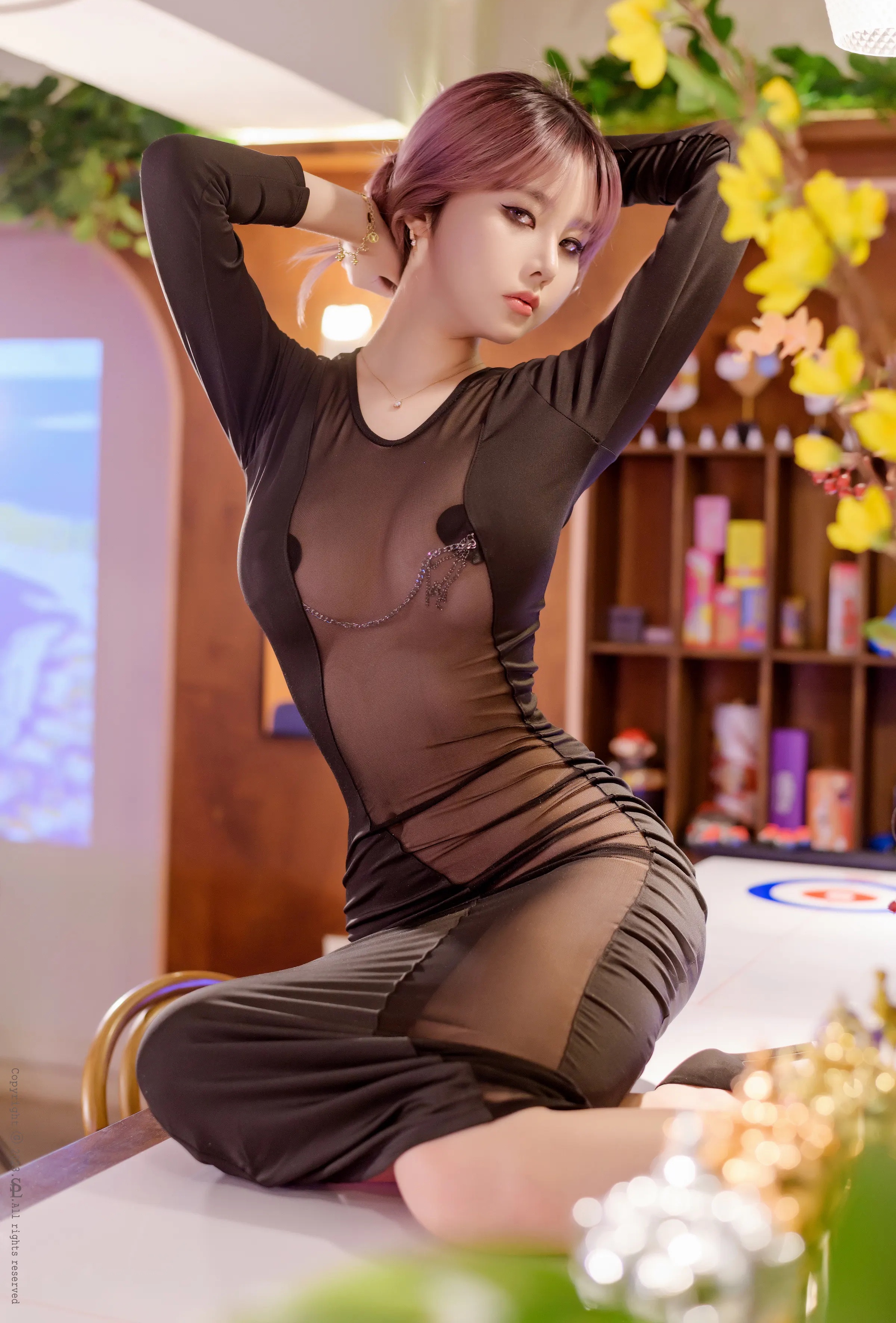 韩国机构_SaintPhotoLife_No.152 &ndash; Yuna (유나) 52 See-through Part 2 [61P]Xiuren秀人写真高清美女套图写真下载-看套图看套图