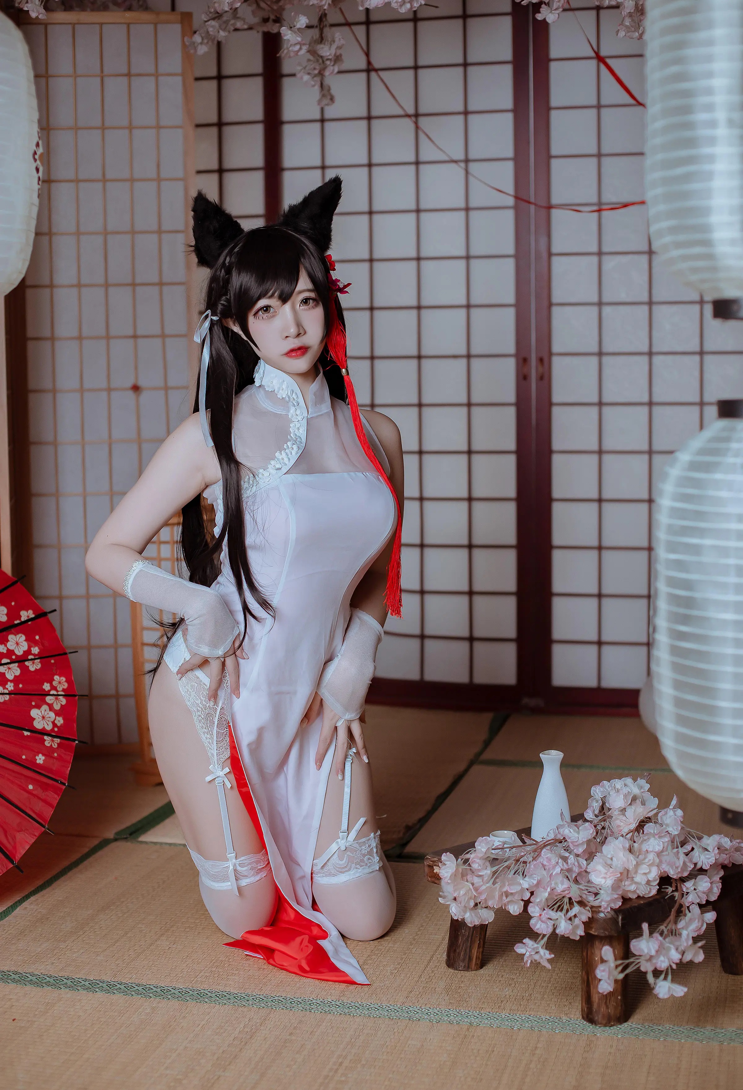 Coser美女_二佐nisa_No.183 &ndash; 犬之眷 碧蓝航线 爱宕 旗袍 [18P]-看套图