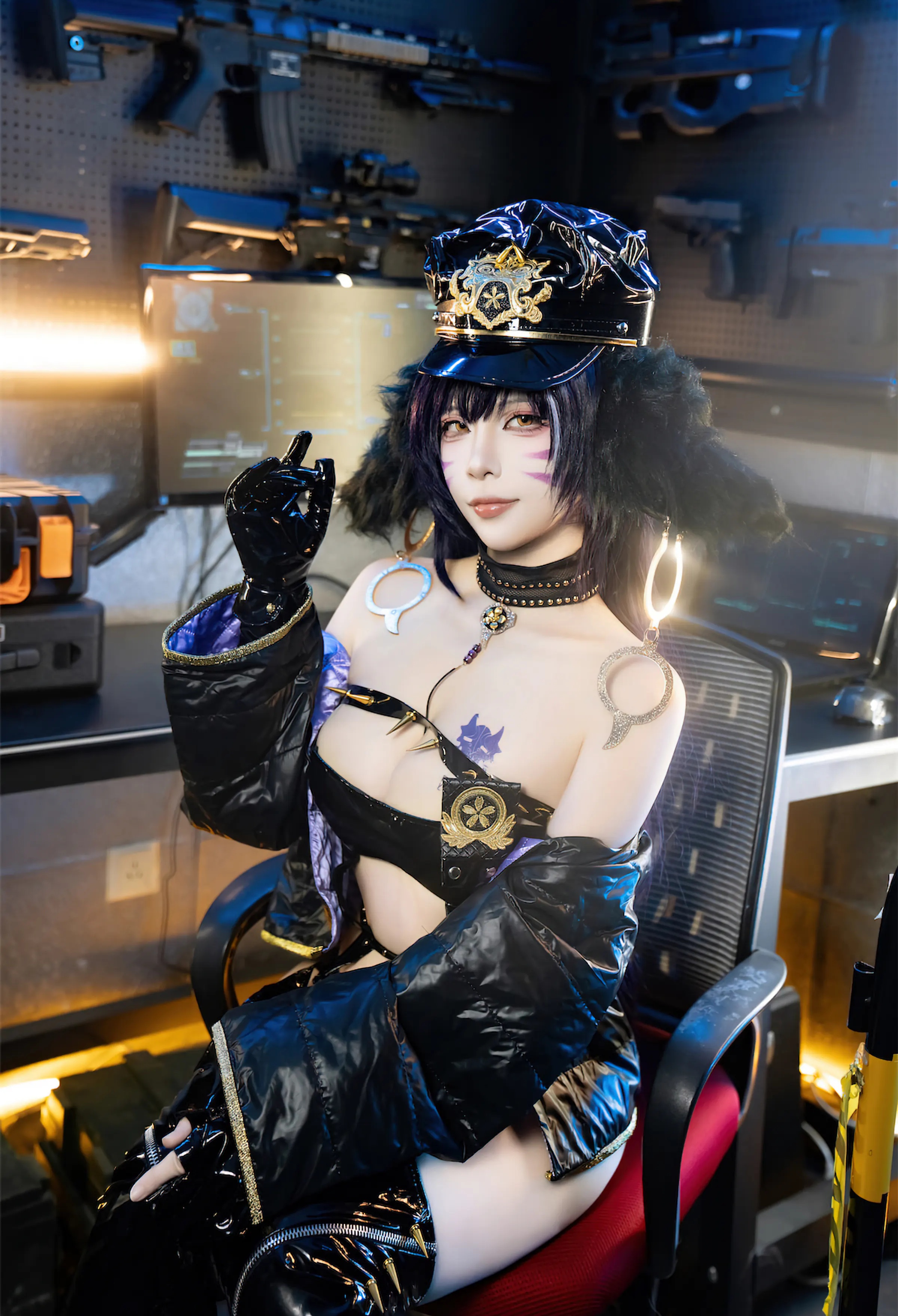 Coser美女_二佐nisa_No.189 &ndash; 碧蓝航线 武藏 女警 [25P]-看套图