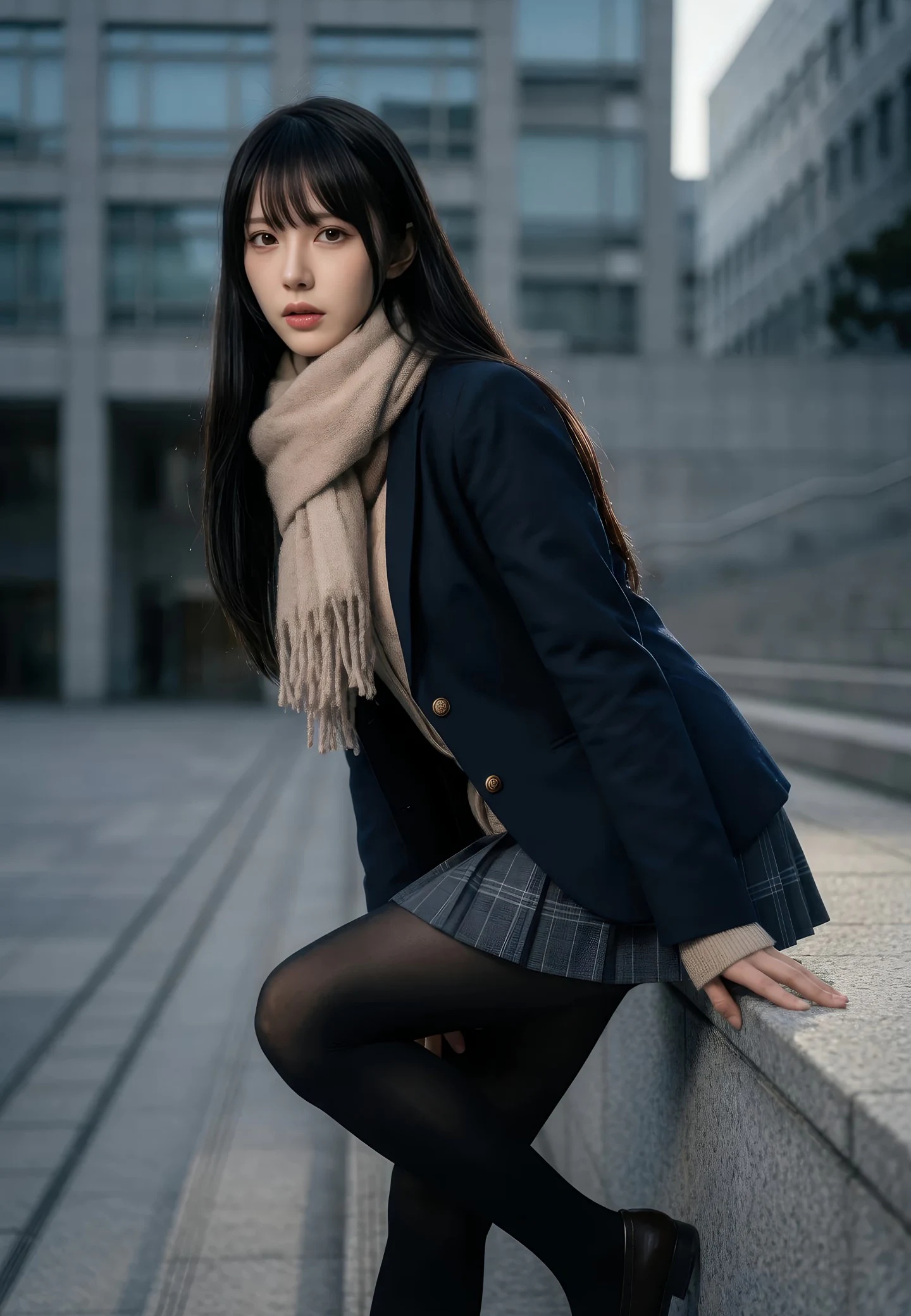 AIG美女_No.545_芭喜mila_白衬衫配JK短裙 主题写真 [67+1P]-看套图