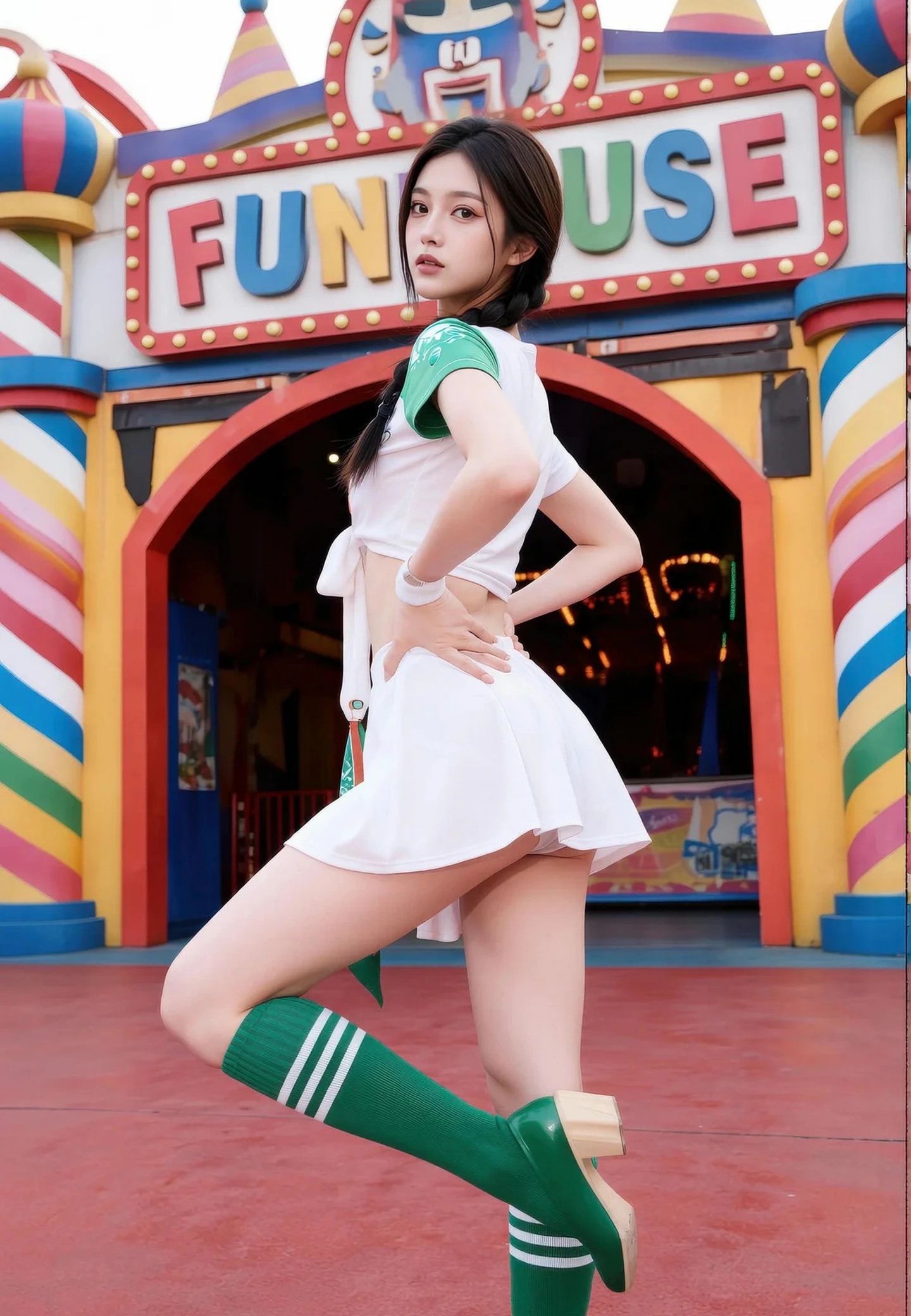 AIG美女_No.607_熙蕾学姐_性感白色短裙 主题写真 [66+1P]Xiuren秀人写真高清美女套图写真下载-看套图看套图