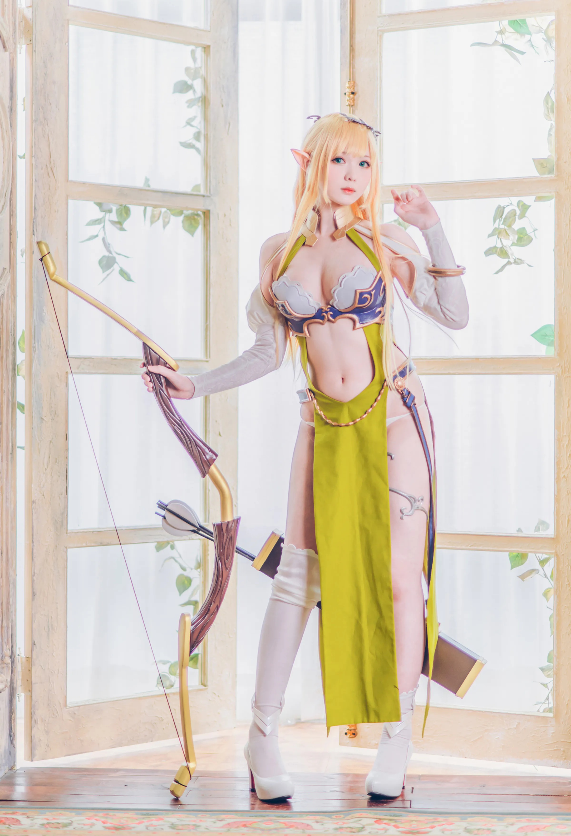 Coser美女_霜月shimo_No.071 &ndash; Elf Village 主题写真 [99P]Xiuren秀人写真高清美女套图写真下载-看套图看套图