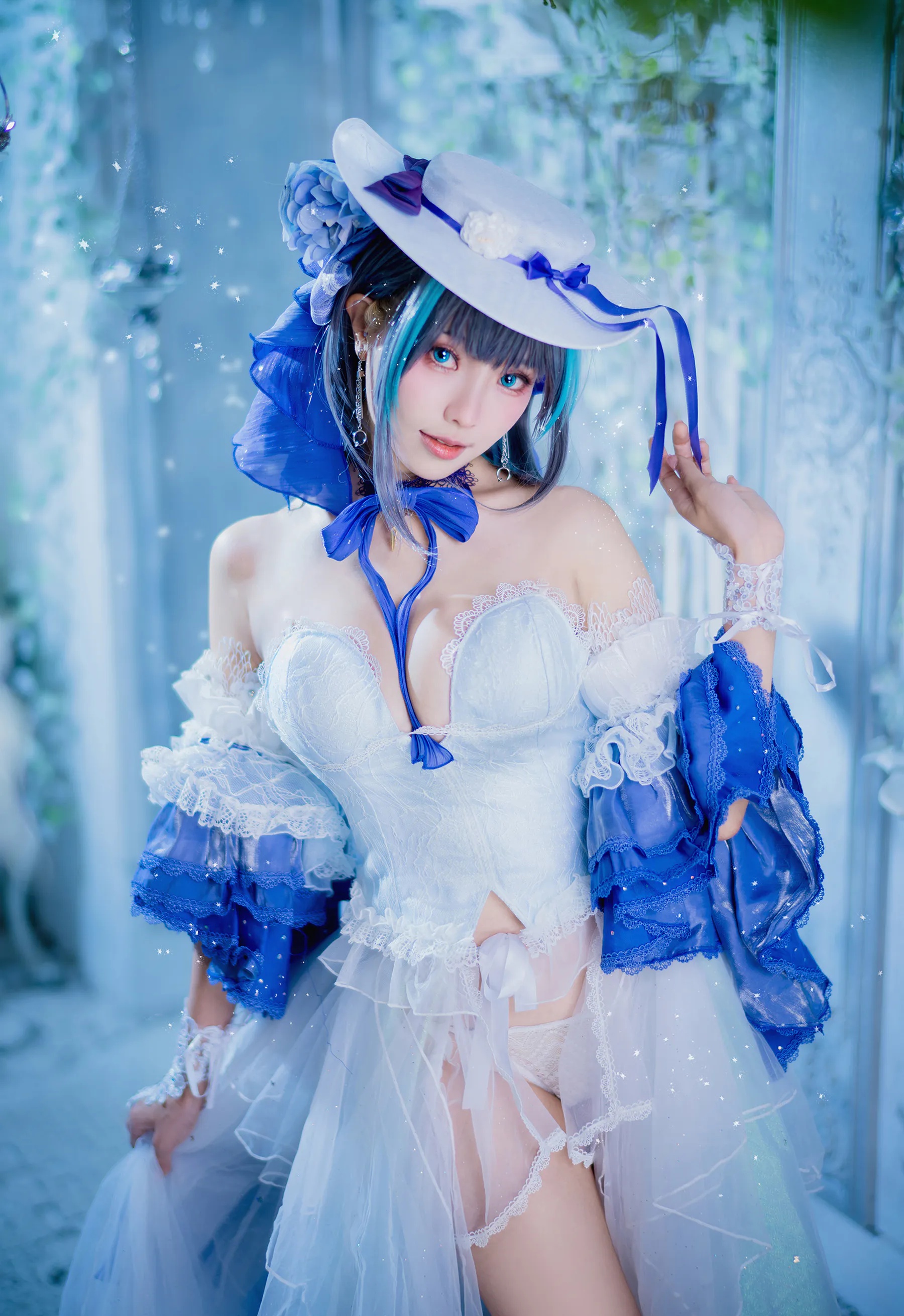 Coser妹子_ElyEE子_No.114 Cheshire Dress柴郡禮服 [25P]-看套图