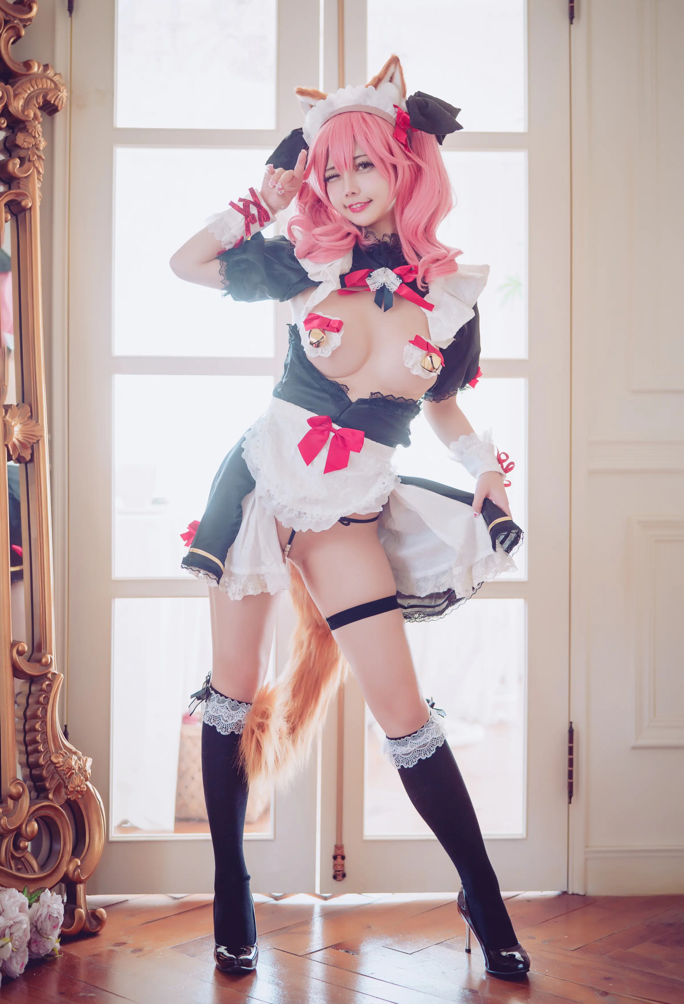 台湾Coser美女_沖田凜花Rinka_No.064 &ndash; Tamamo maid [25P]Xiuren秀人写真高清美女套图写真下载-看套图看套图