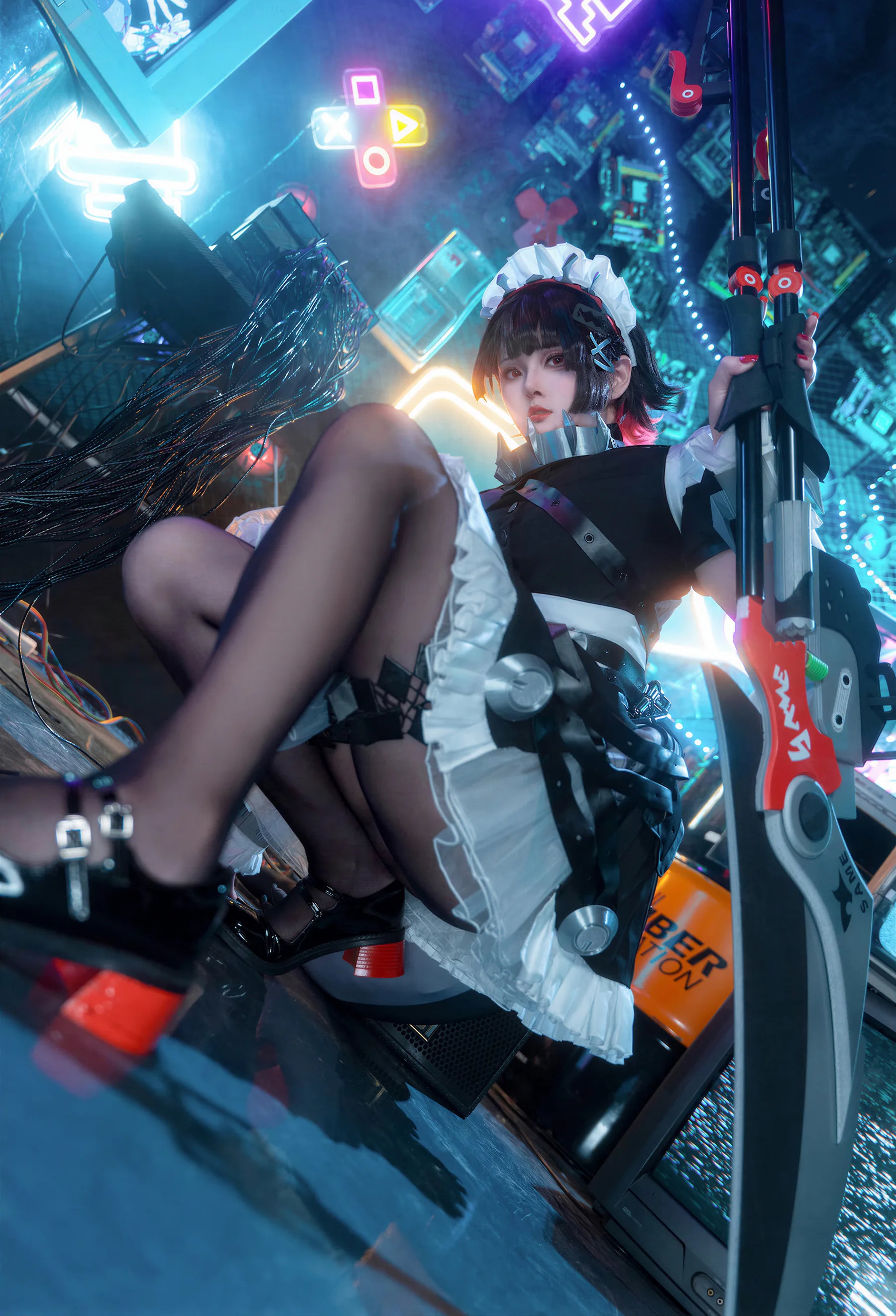 网络美女_Natsuko夏夏子_No.102 绝区零 艾莲乔 主题写真 [93P]Xiuren秀人写真高清美女套图写真下载-看套图看套图