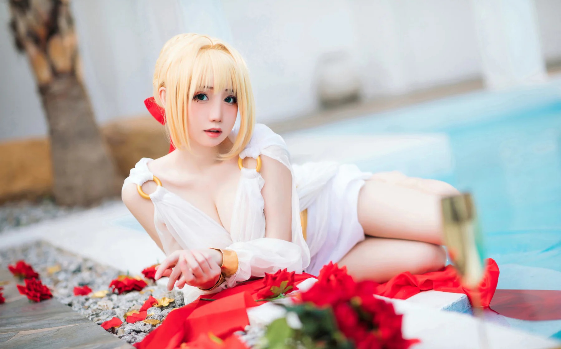 Coser美女_焖焖碳_No.047 &ndash; FGO 尼禄睡裙 主题写真 [27P]-看套图