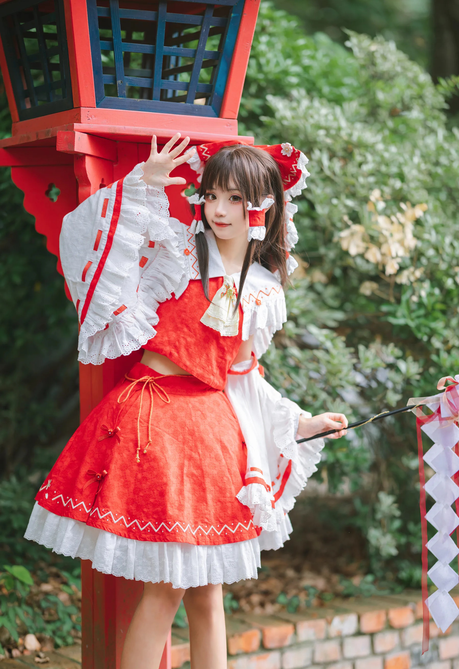 动漫博主_花柒hana_No.030 &ndash; 森森仙短款灵梦 主题写真 [15P]-看套图