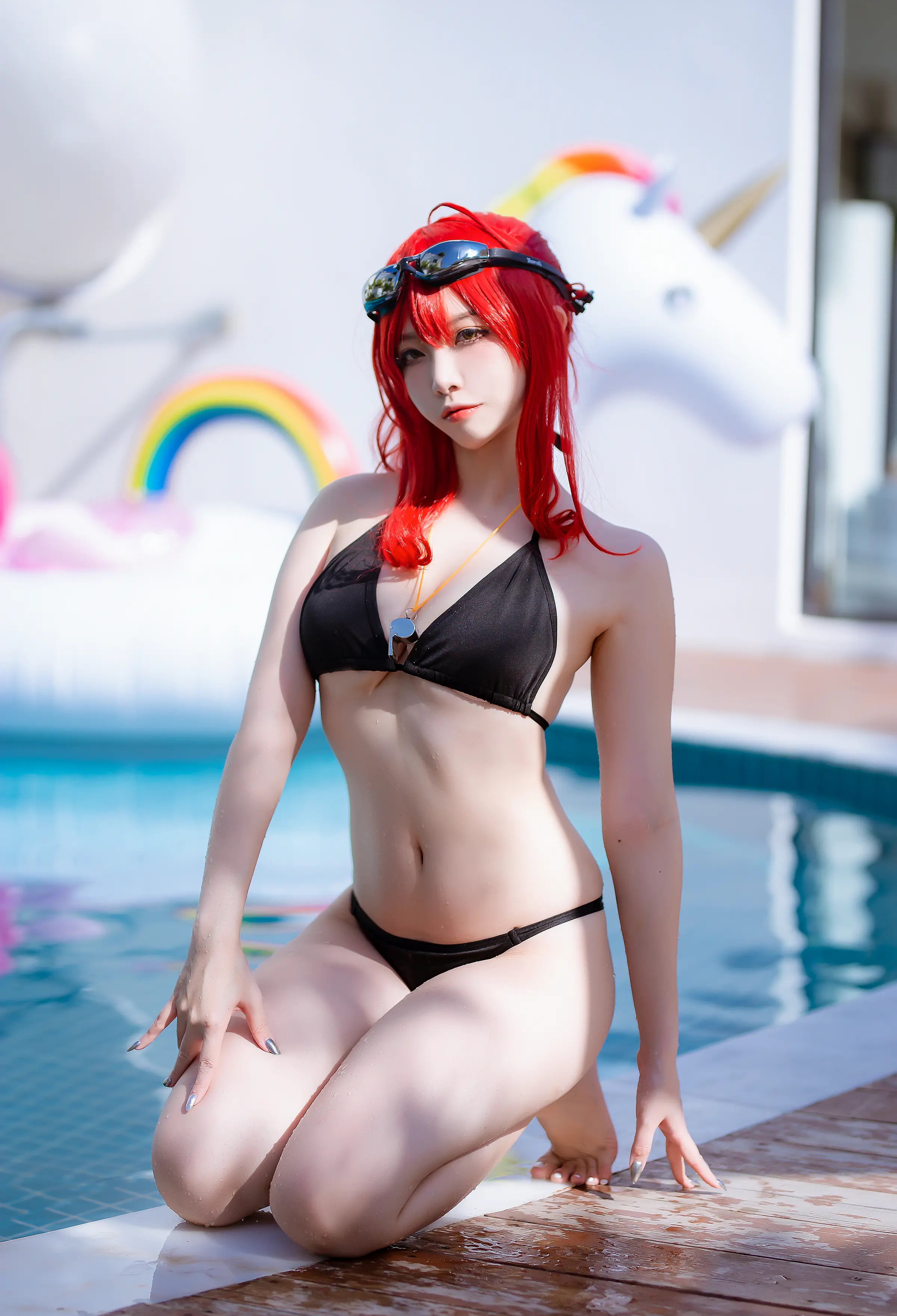 Coser美女_二佐nisa_No.121 &ndash; 碧蓝航线 扎拉泳装 主题写真 [13P]Xiuren秀人写真高清美女套图写真下载-看套图看套图