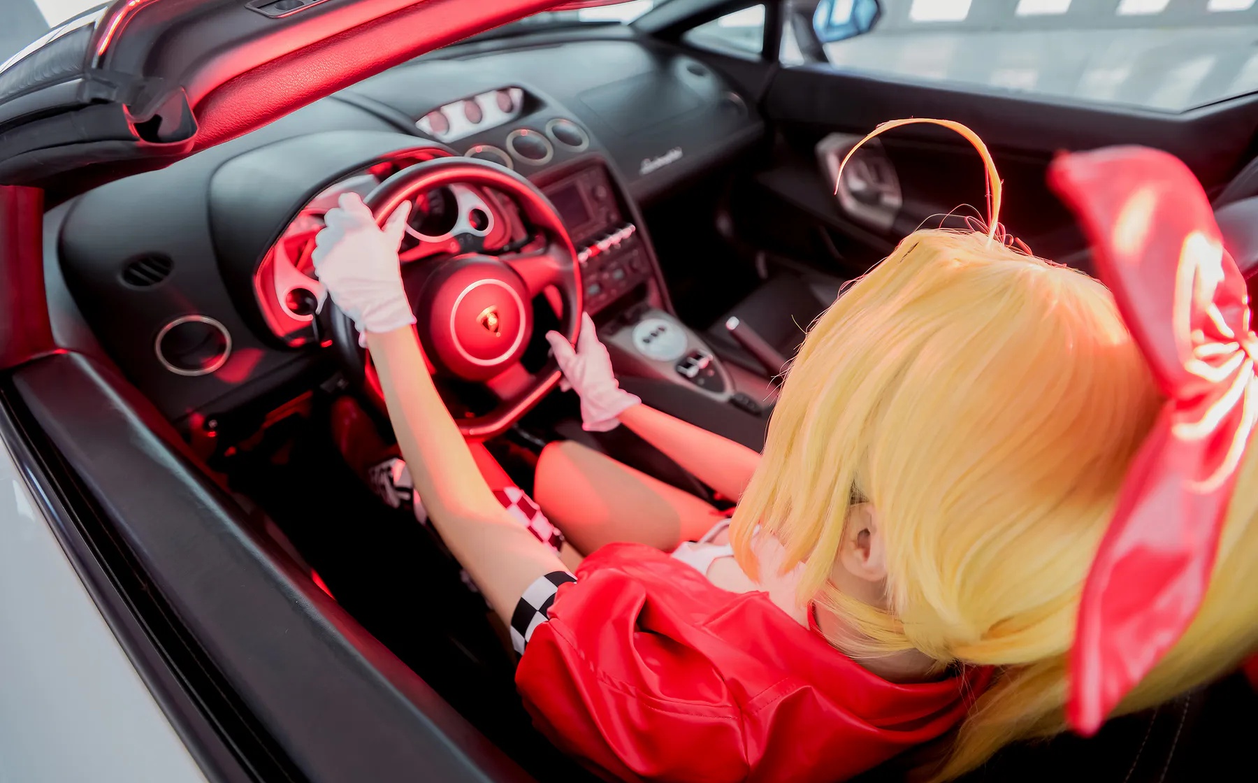 Coser妹子_ElyEE子_No.064 尼禄-赛车 主题写真 [30P]Xiuren秀人写真高清美女套图写真下载-看套图看套图