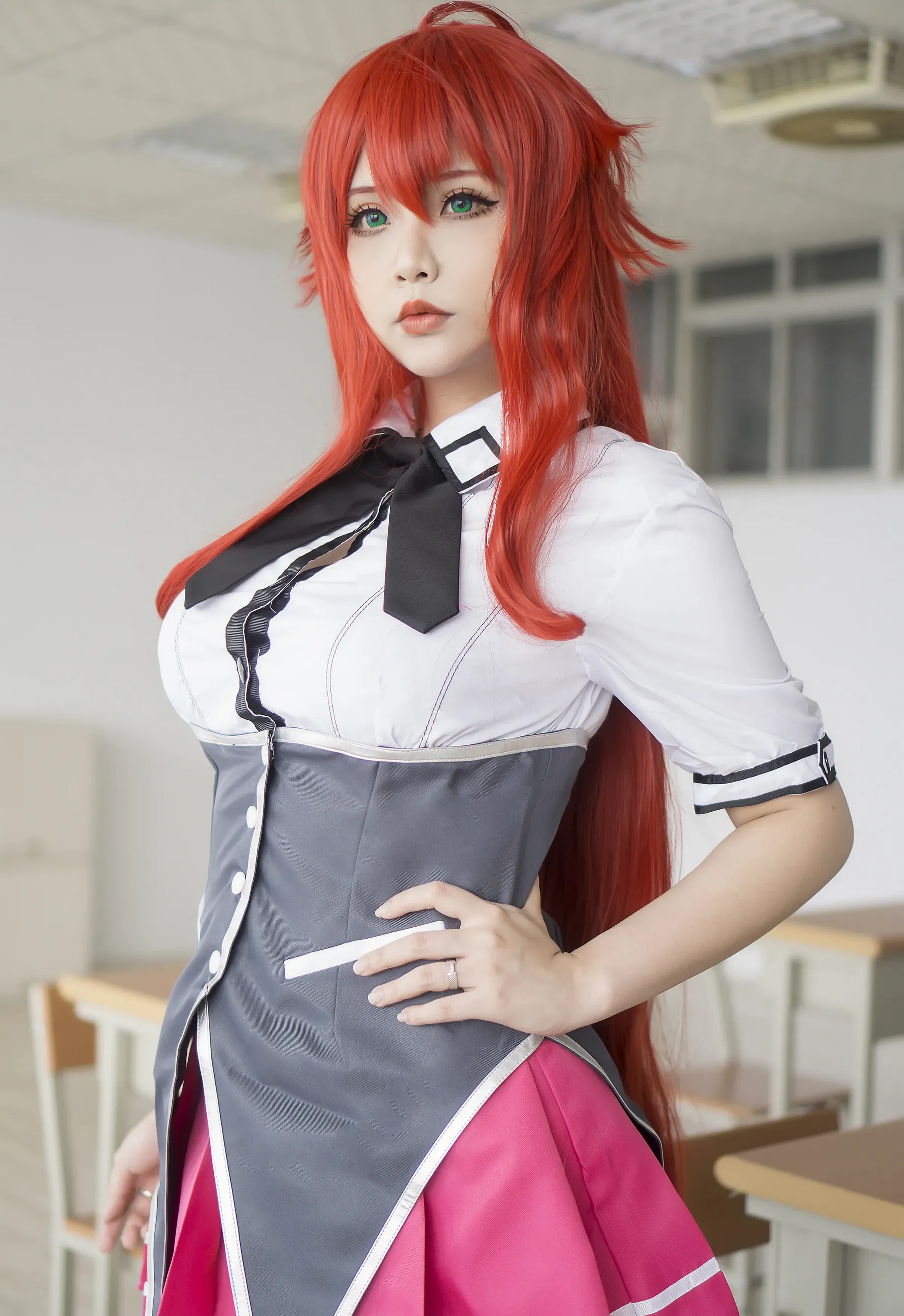越南Coser美女_Hana Bunny_No.094 &ndash; Kitty Rias 主题写真 [13P]Xiuren秀人写真高清美女套图写真下载-看套图看套图