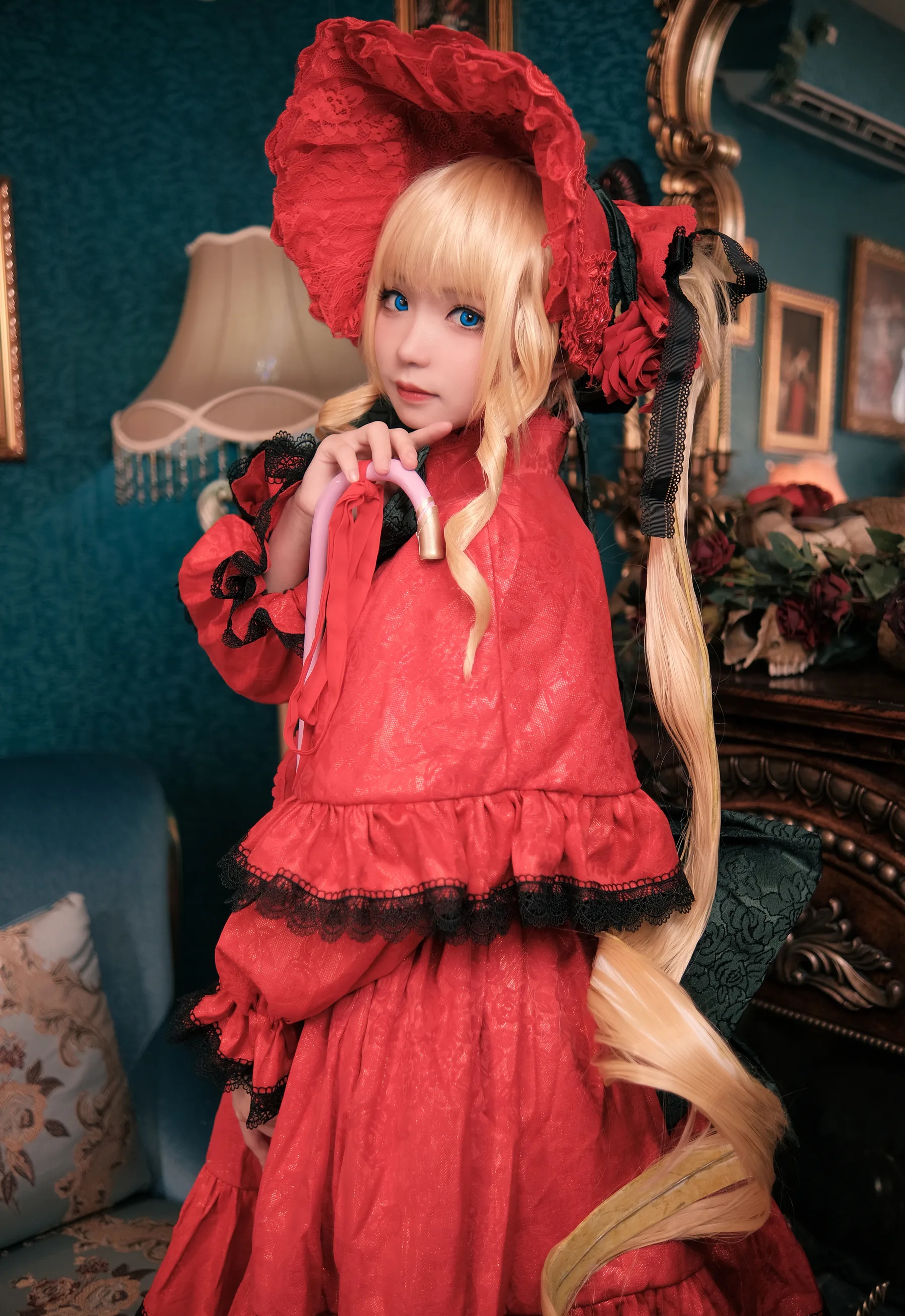 动漫博主_花柒hana_No.018 &ndash; 蔷薇少女真红 主题写真 [13P]Xiuren秀人写真高清美女套图写真下载-看套图看套图