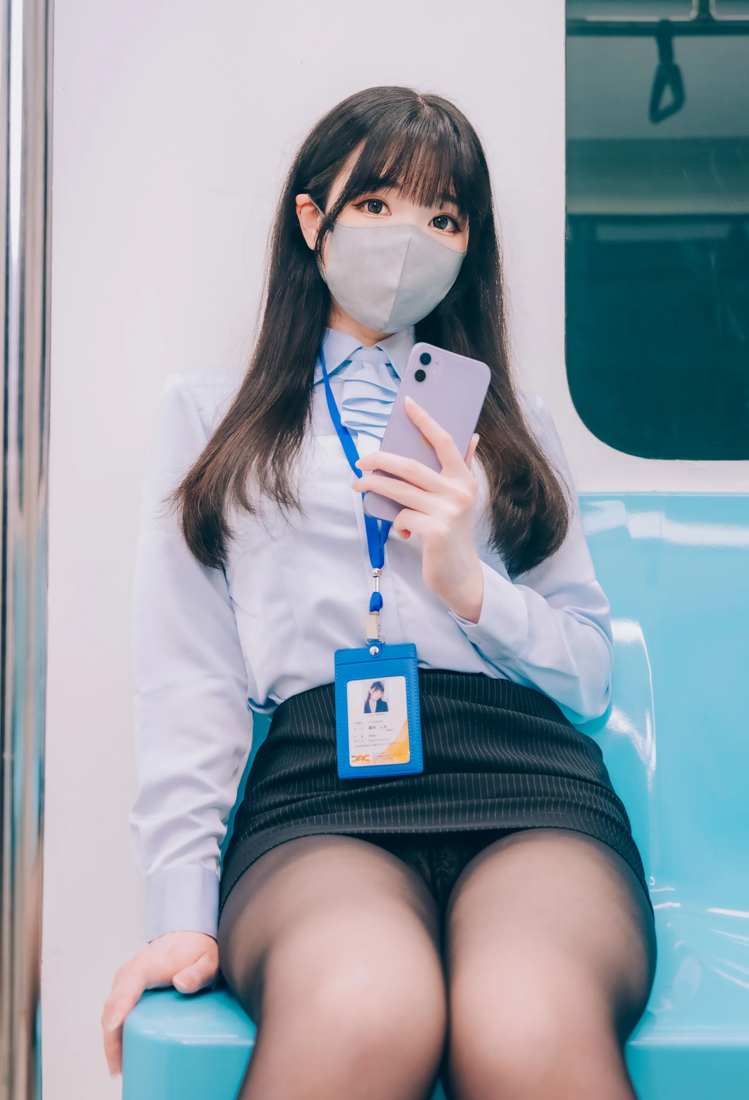 Coser美女_霜月shimo_No.090 &ndash; Tokimeki Metro 主题写真 [100P]Xiuren秀人写真高清美女套图写真下载-看套图看套图