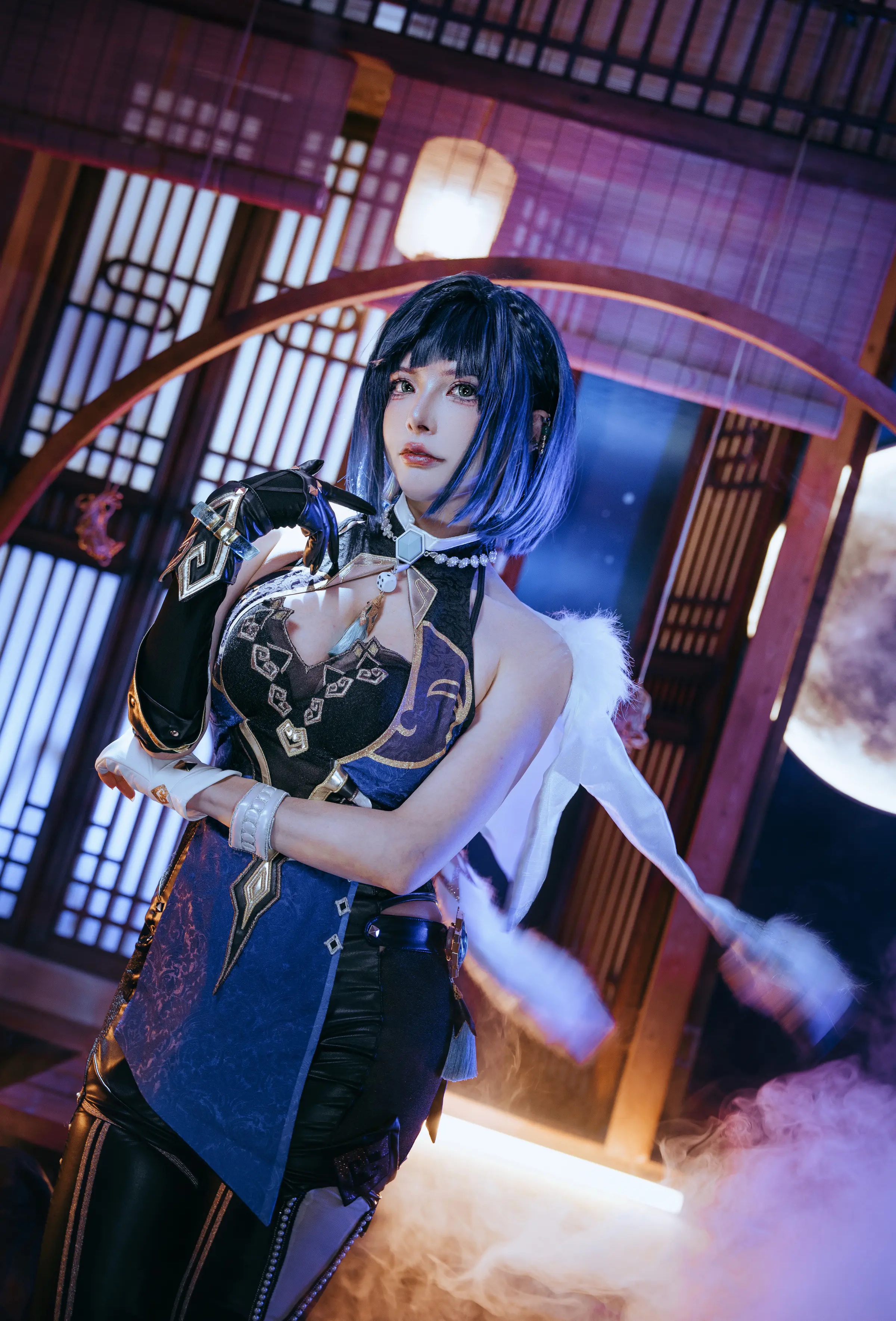 成熟御姐_秋和柯基_No.107 &ndash; 夜兰 主题写真 [35P]Xiuren秀人写真高清美女套图写真下载-看套图看套图