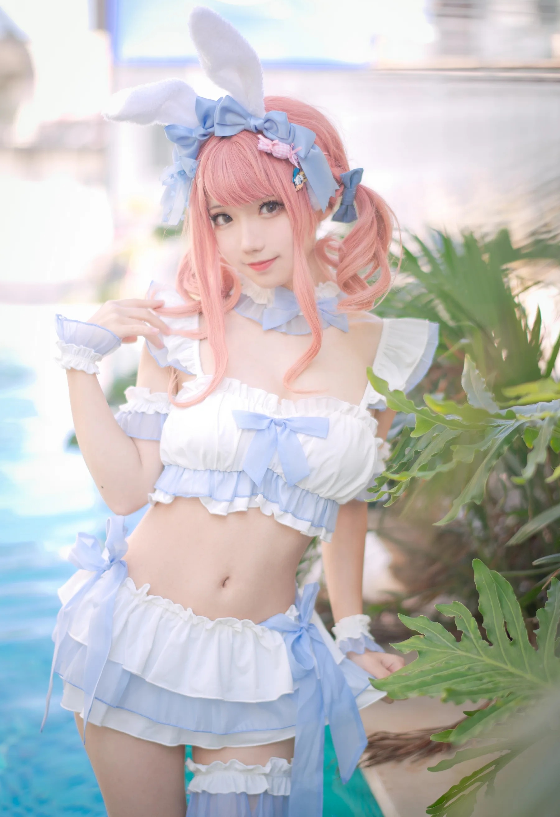 动漫博主_花柒hana_No.004 &ndash; 夏日甜芯泳装 主题写真 [37P]Xiuren秀人写真高清美女套图写真下载-看套图看套图