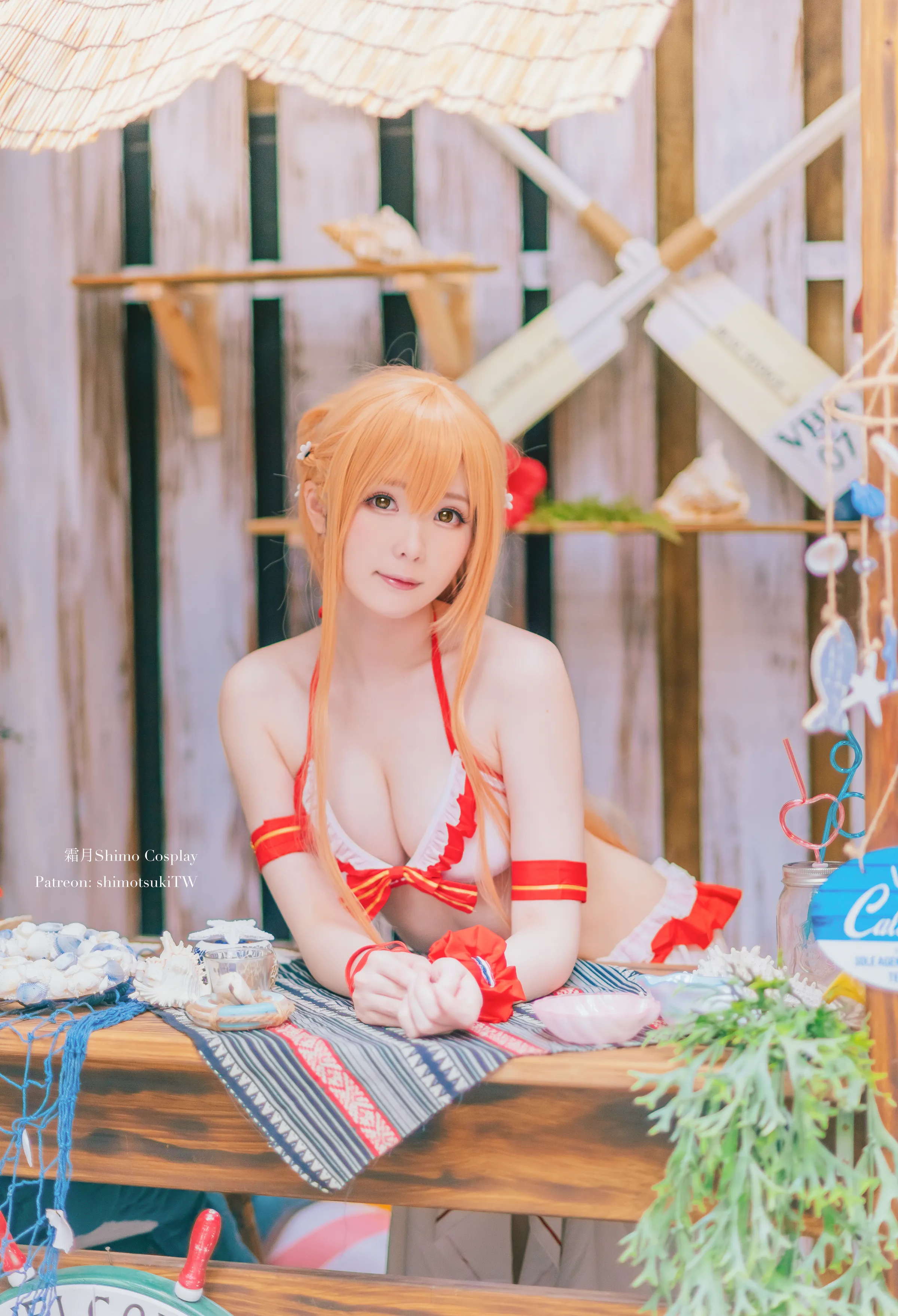 Coser美女_霜月shimo_No.098 &ndash; 亚丝娜泳装 主题写真 [17P]Xiuren秀人写真高清美女套图写真下载-看套图看套图
