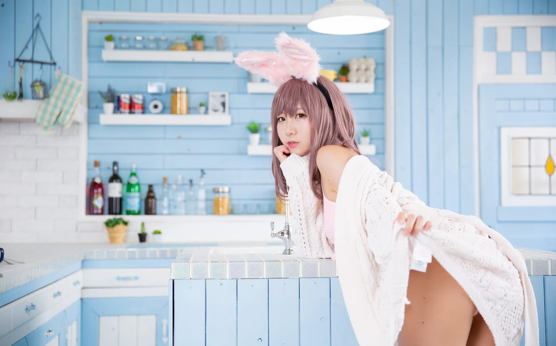 日本Coser美女_けん研_No.010 (Cosplay) 性感兔女郎 [200P]Xiuren秀人写真高清美女套图写真下载-看套图看套图