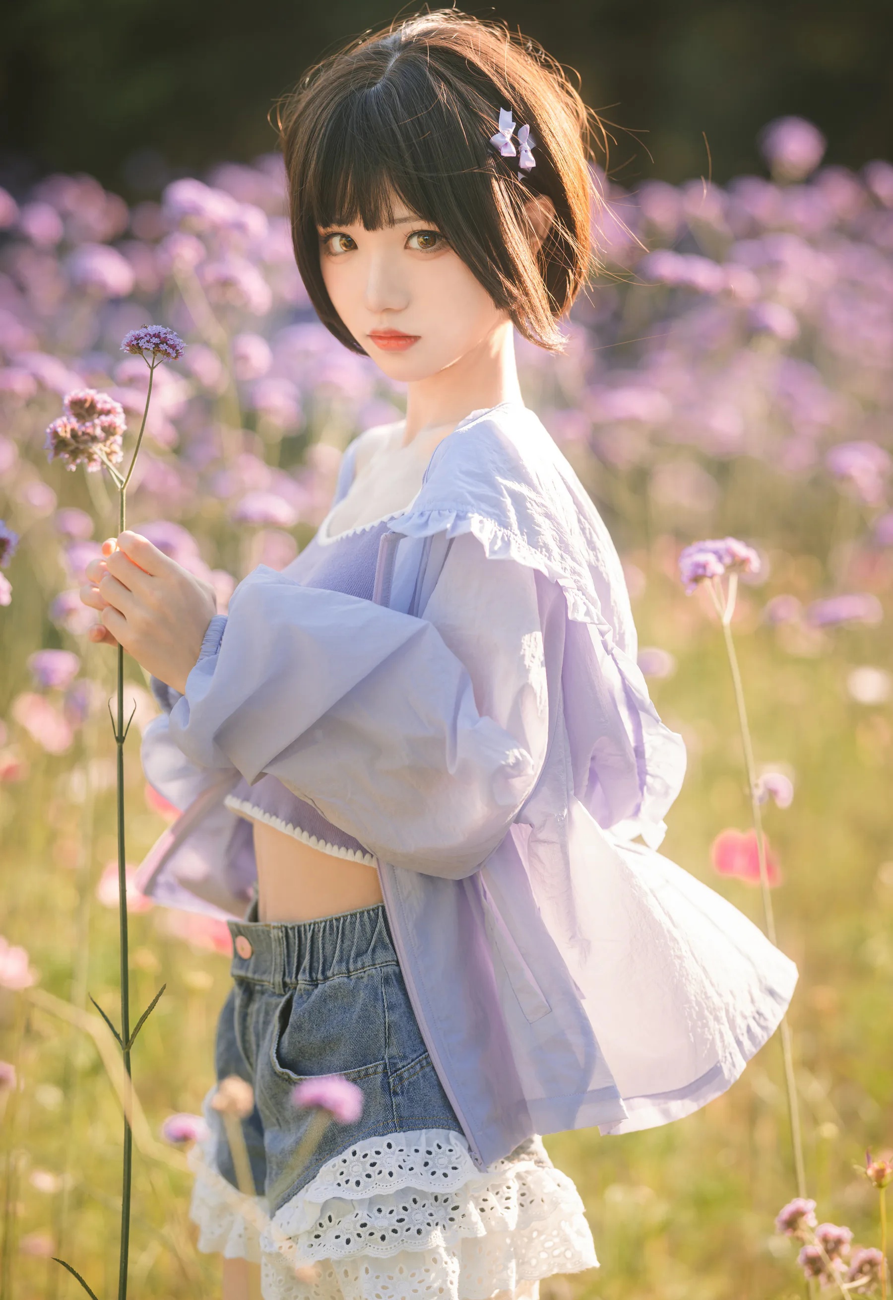 动漫博主_花柒hana_No.029 &ndash; 马鞭草 主题写真 [15P]-看套图
