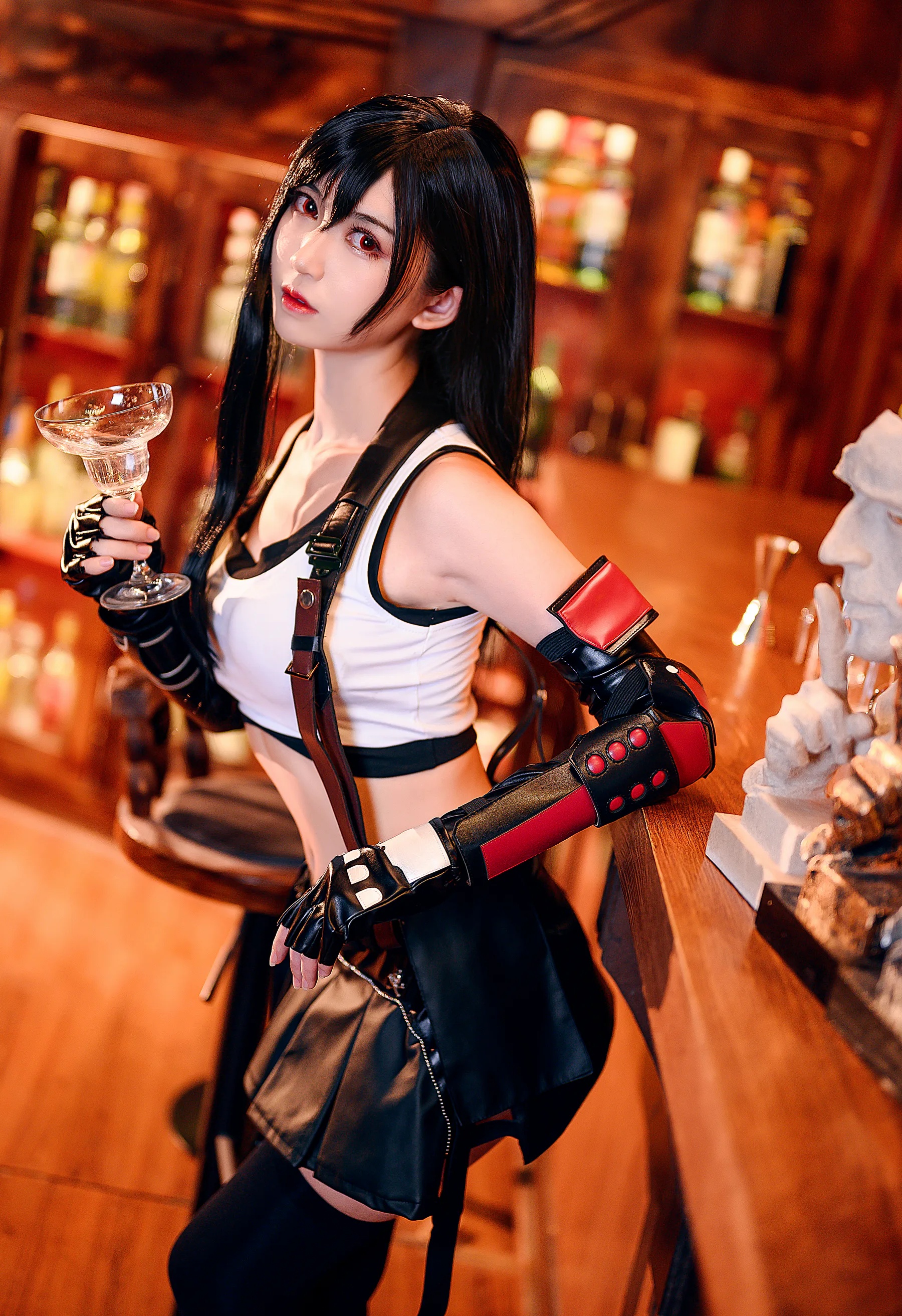 动漫博主_鳗鱼霏儿_No.090 蒂法战斗服 主题写真 [21P]Xiuren秀人写真高清美女套图写真下载-看套图看套图