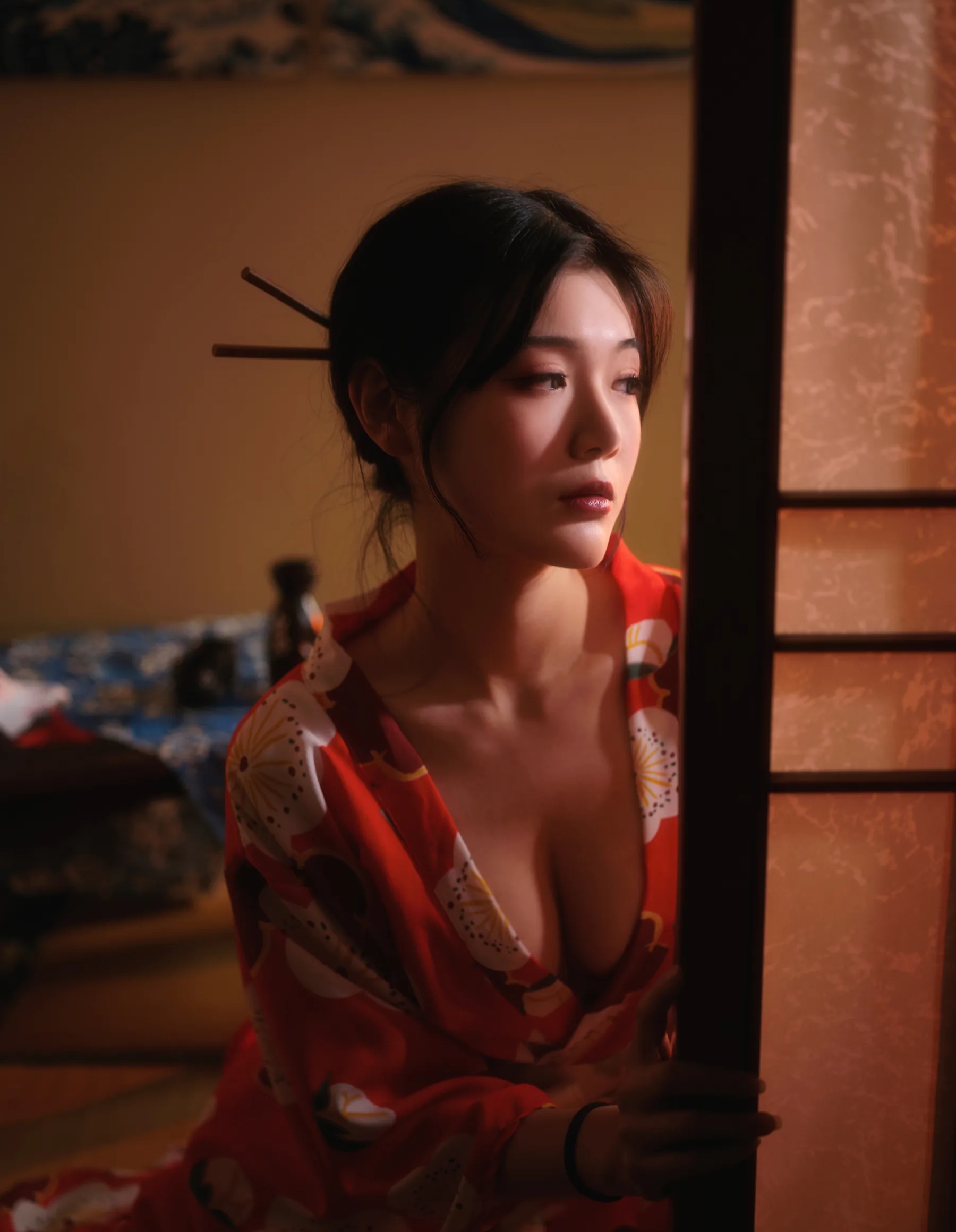 二次元博主_一米八的大梨子_No.021 居酒屋 主题写真 [19P]-看套图