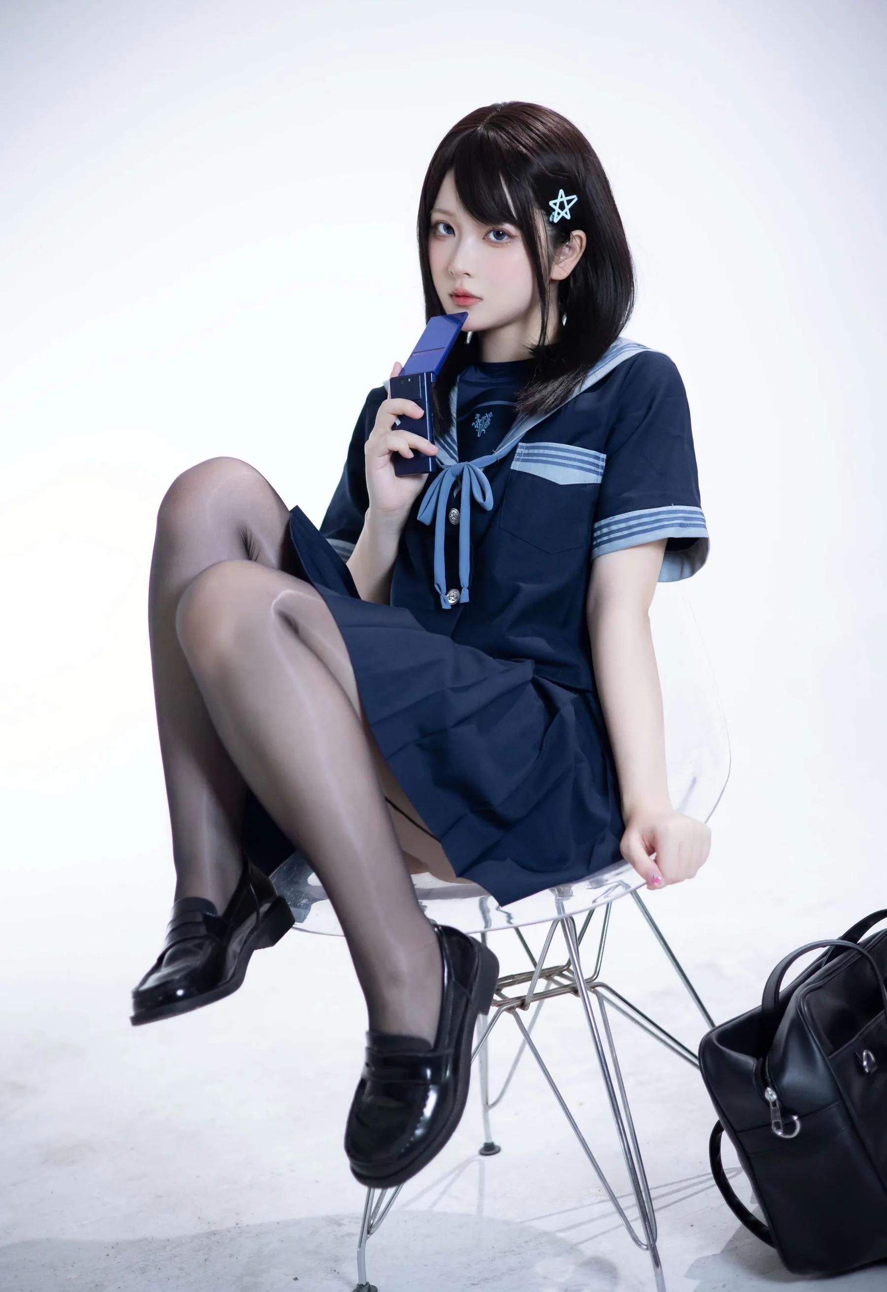 动漫博主_屿鱼Yukako_No.014 &ndash; 黑丝死库水 主题写真 [19P]-看套图