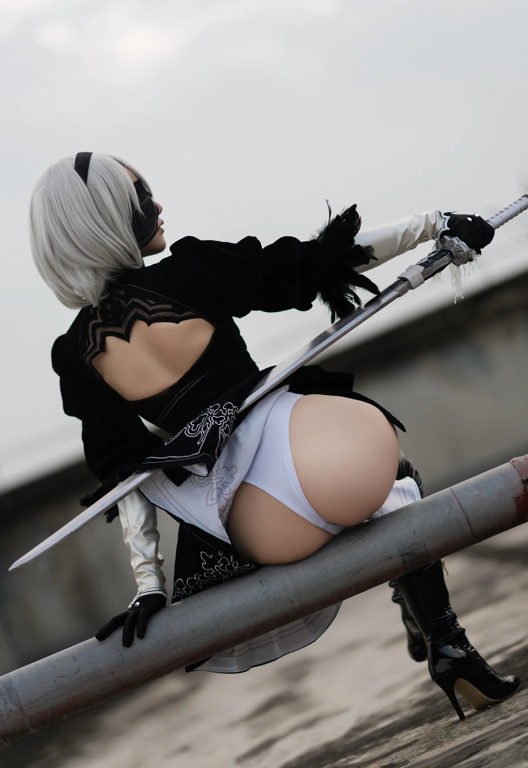 二次元博主_小仓千代w_No.011 8月舰长 2B原皮 主题写真 [20P]Xiuren秀人写真高清美女套图写真下载-看套图看套图