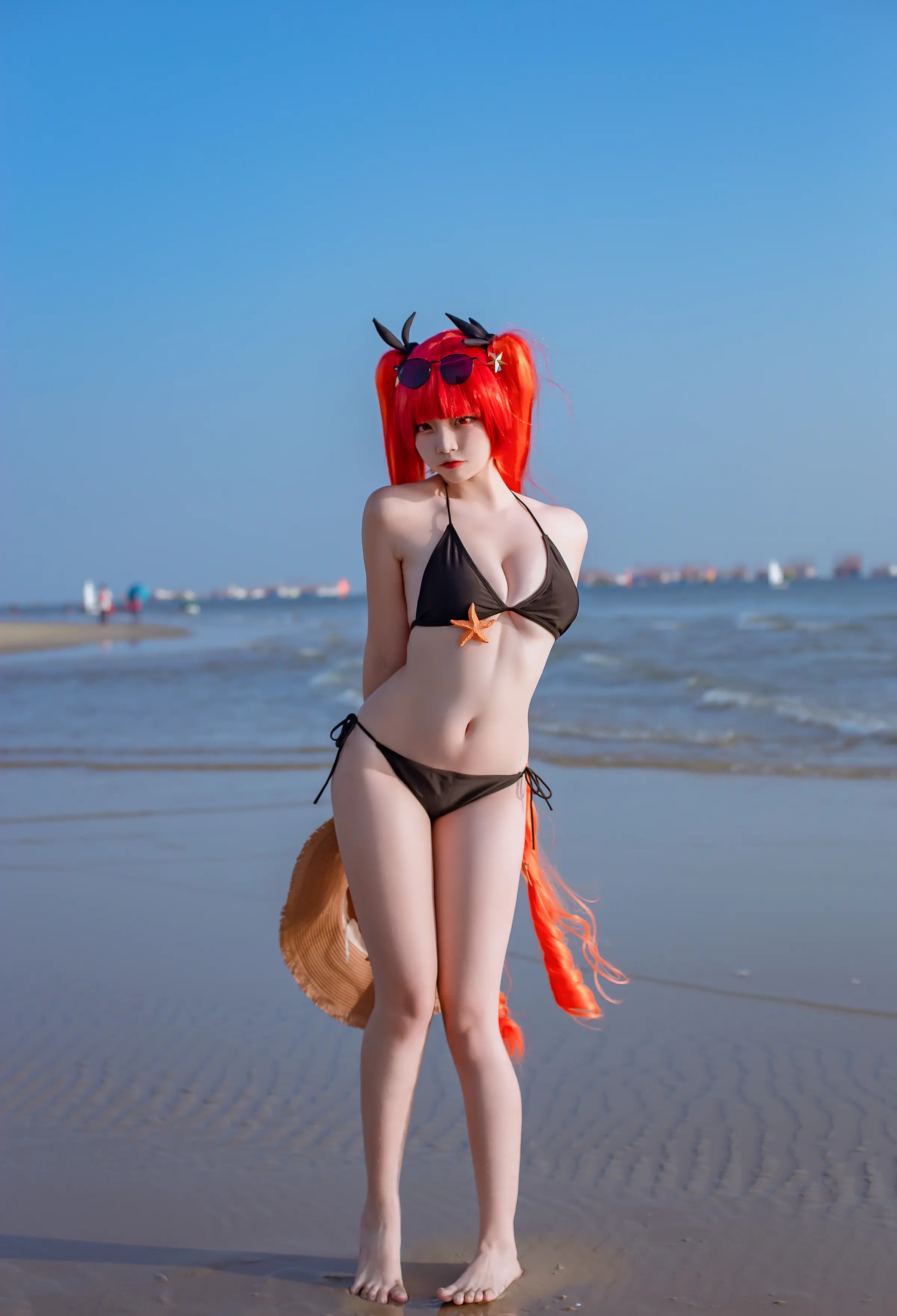 Coser美女_二佐nisa_No.114 &ndash; 碧蓝航线 火奴鲁鲁泳装 主题写真 [20P]Xiuren秀人写真高清美女套图写真下载-看套图看套图