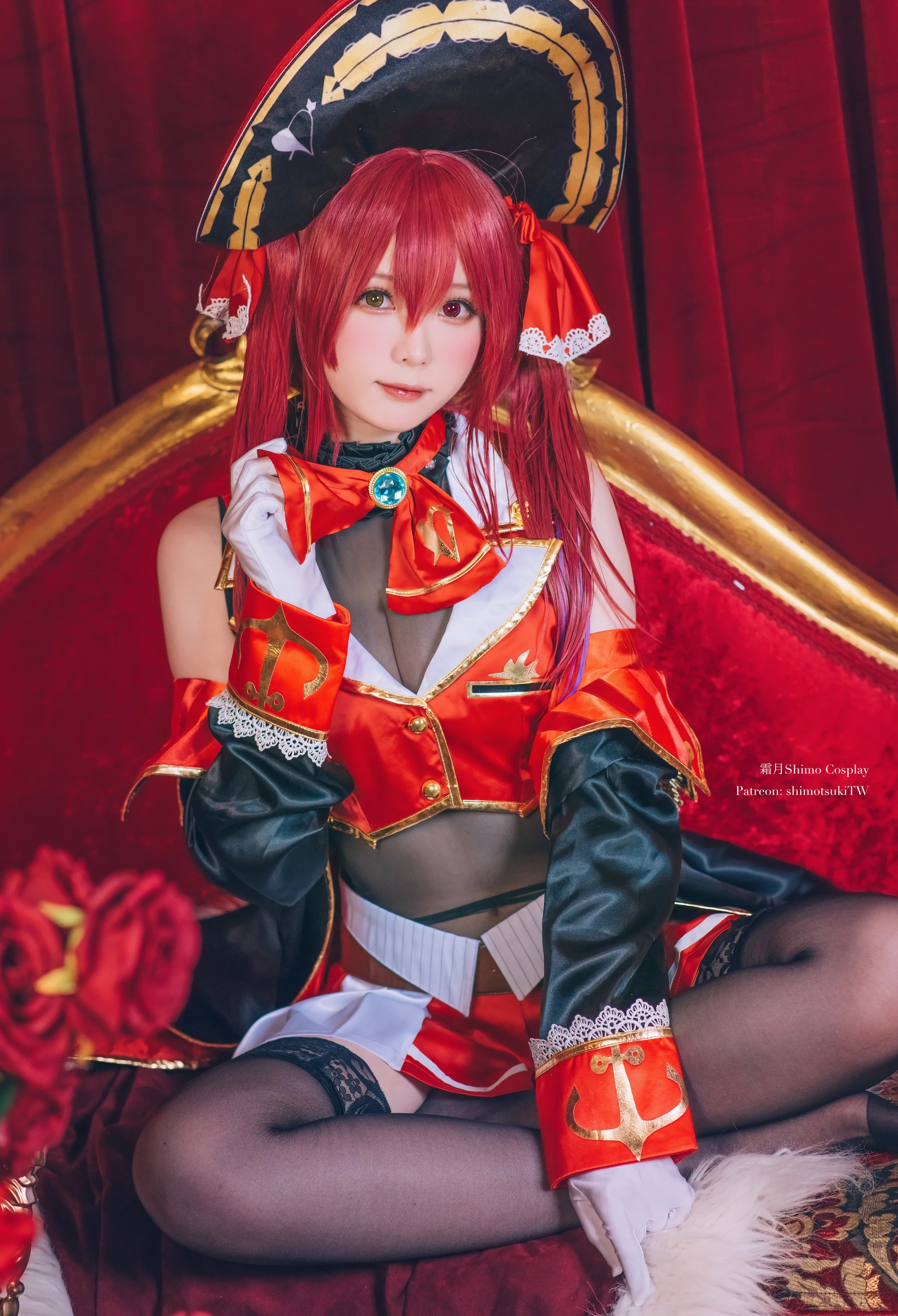 Coser美女_霜月shimo_No.086 &ndash; Houshou Marine [18P]Xiuren秀人写真高清美女套图写真下载-看套图看套图