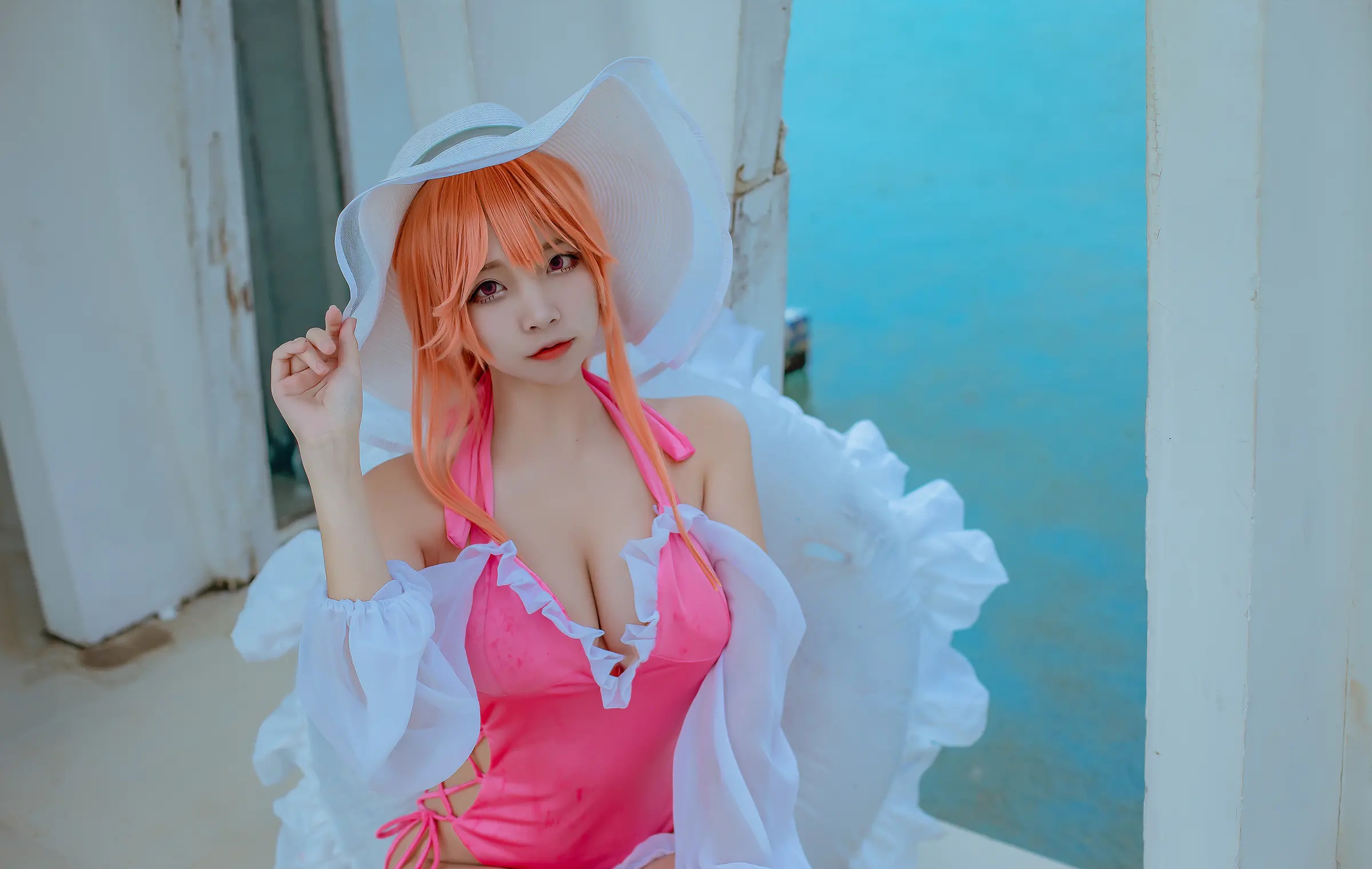Coser美女_二佐nisa_No.112 &ndash; 碧蓝航线 黎塞留泳装 主题写真 [9P]Xiuren秀人写真高清美女套图写真下载-看套图看套图