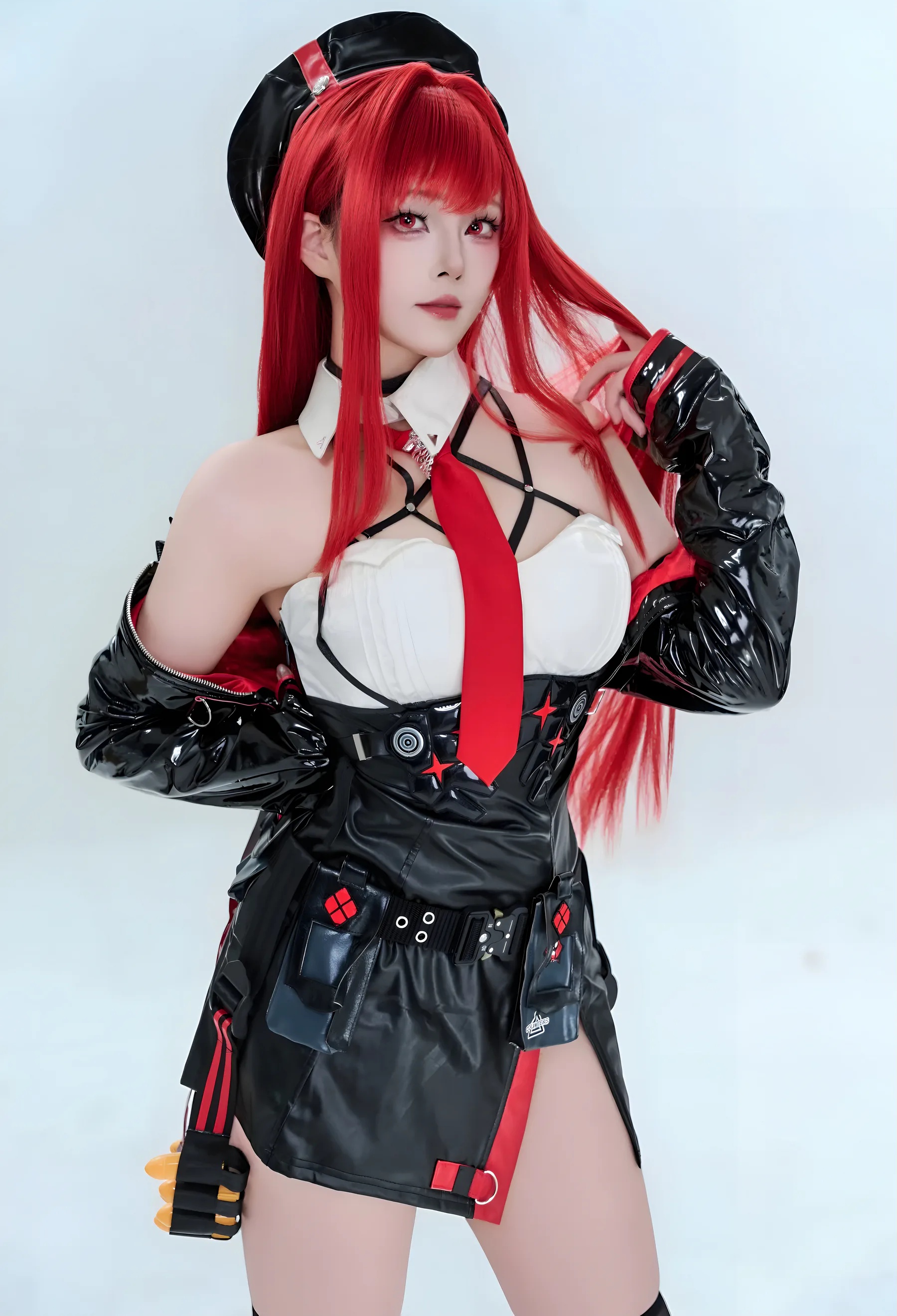 网络美女_Natsuko夏夏子_No.100 Nikke 拉毗 小红帽 [77P]Xiuren秀人写真高清美女套图写真下载-看套图看套图