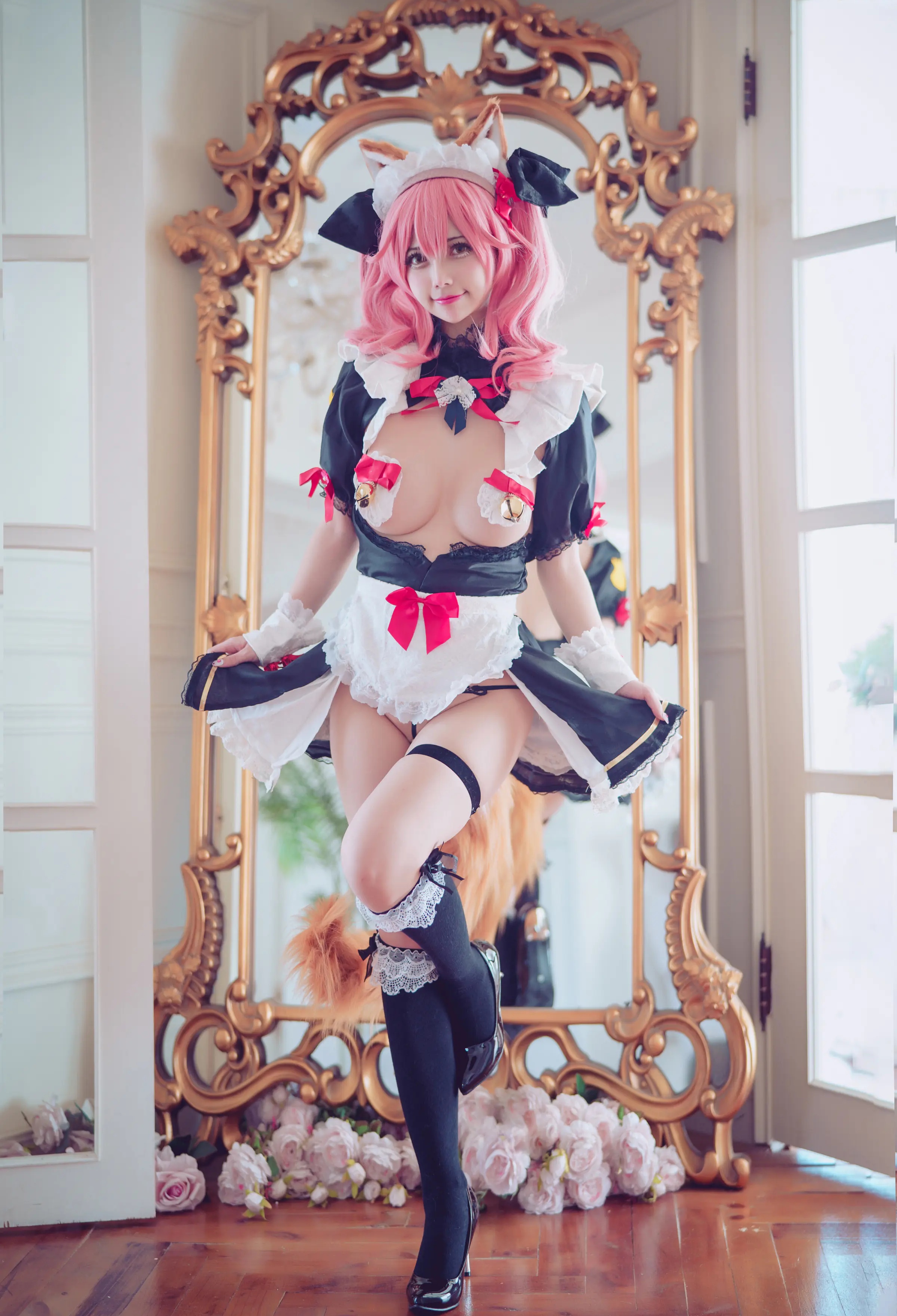 台湾Coser美女_沖田凜花Rinka_No.064 &ndash; Tamamo maid [25P]Xiuren秀人写真高清美女套图写真下载-看套图看套图