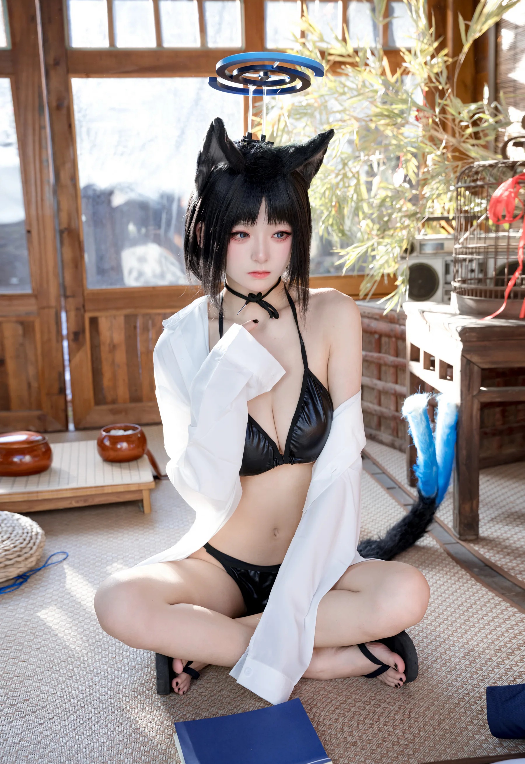人气Coser美女_九柒喵_No.023 桔梗衬衫 主题写真 [10P]Xiuren秀人写真高清美女套图写真下载-看套图看套图