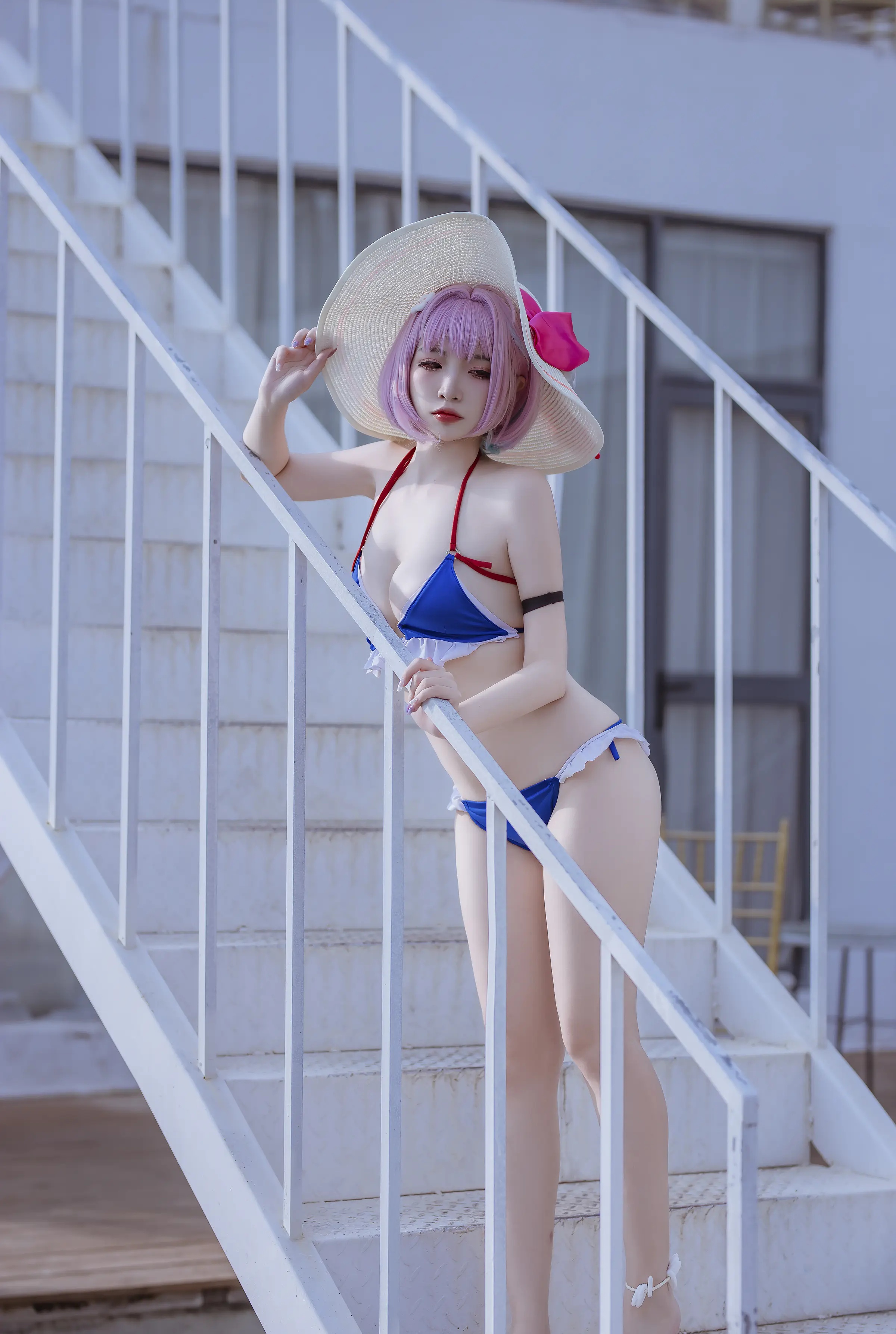Coser美女_二佐nisa_No.135 &ndash; 碧蓝塔尔图泳装 主题写真 [23P]Xiuren秀人写真高清美女套图写真下载-看套图看套图