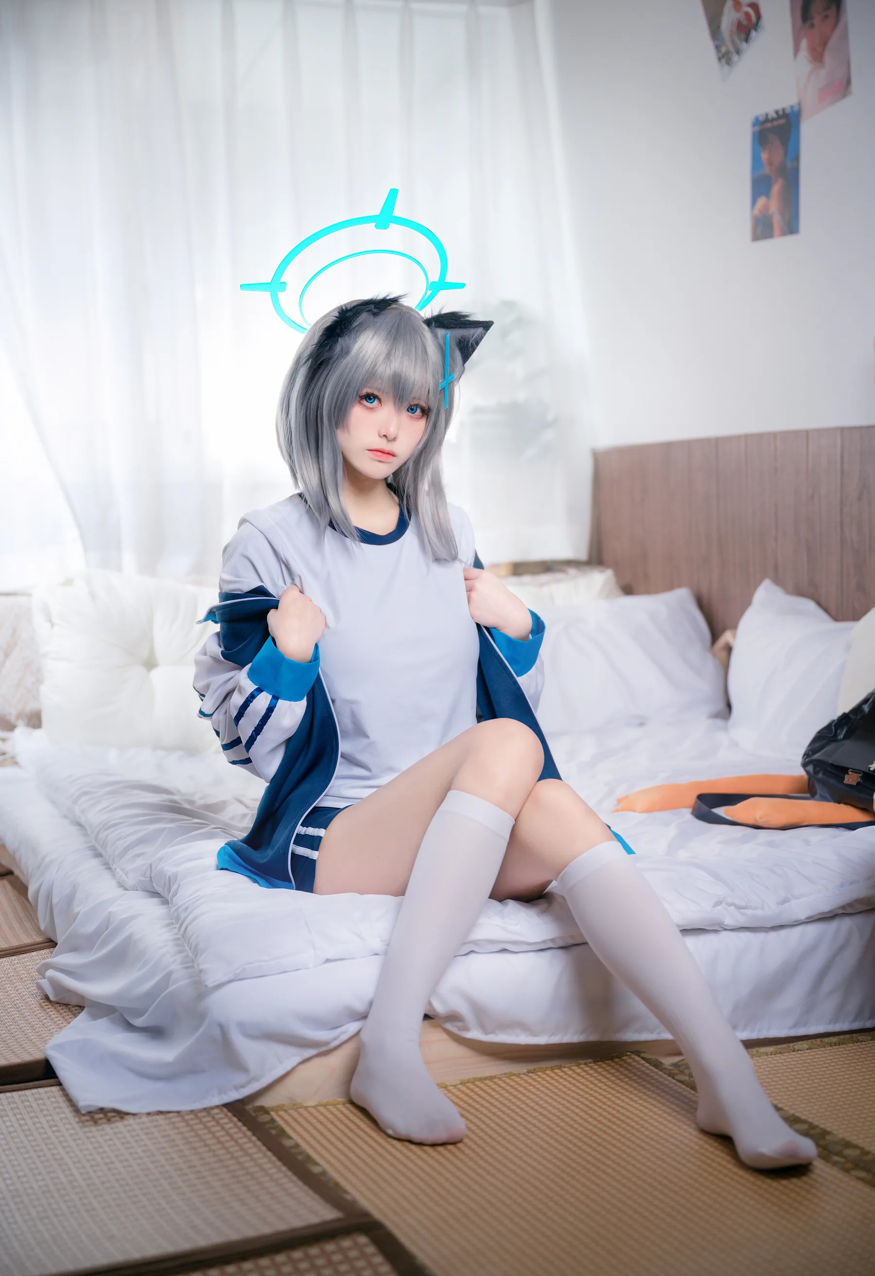 人气Coser美女_九柒喵_No.003 体操服白子 主题写真 [17P]Xiuren秀人写真高清美女套图写真下载-看套图看套图