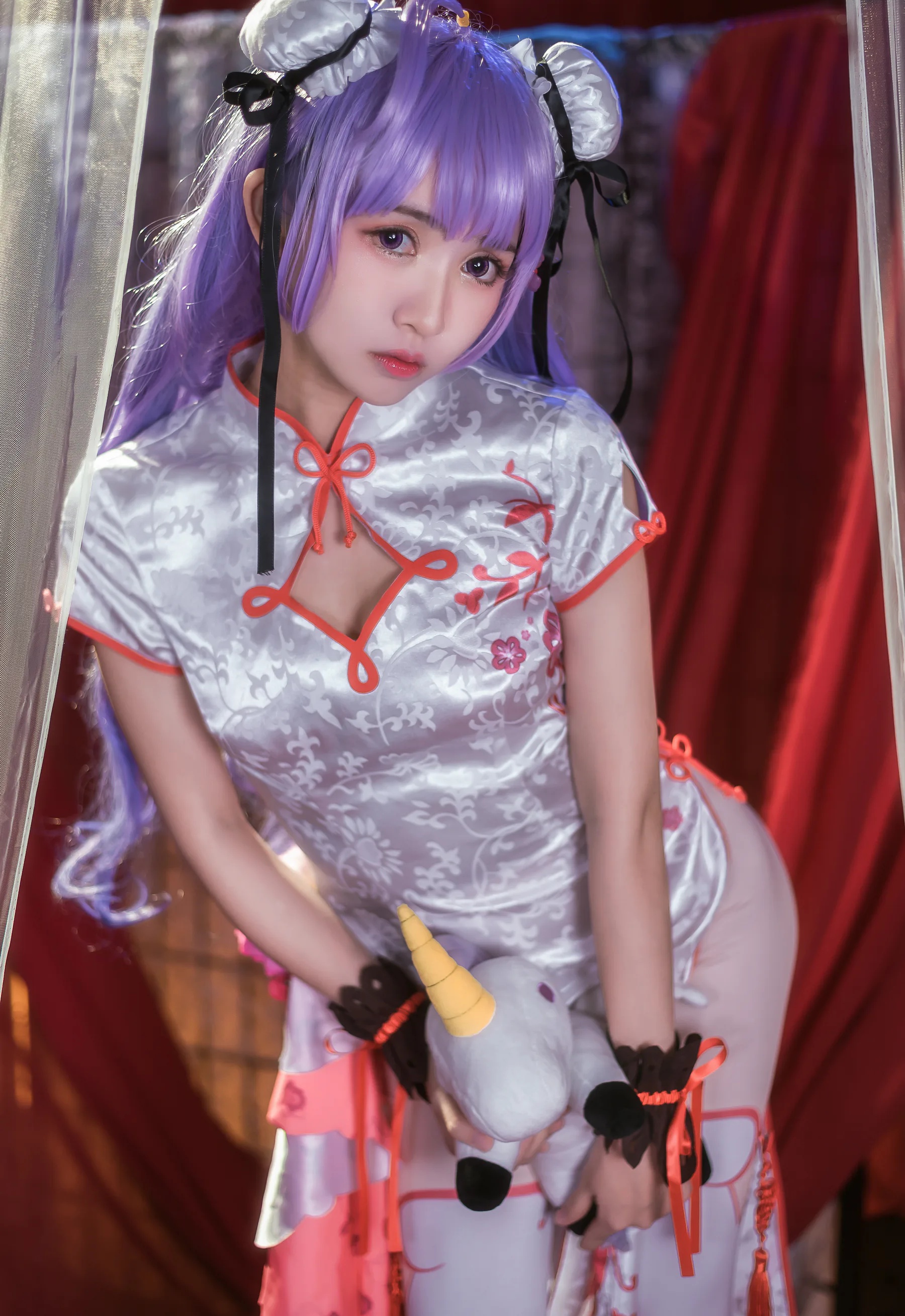 动漫博主_鳗鱼霏儿_No.043 碧蓝华裳 独角兽 主题写真 [10P]Xiuren秀人写真高清美女套图写真下载-看套图看套图